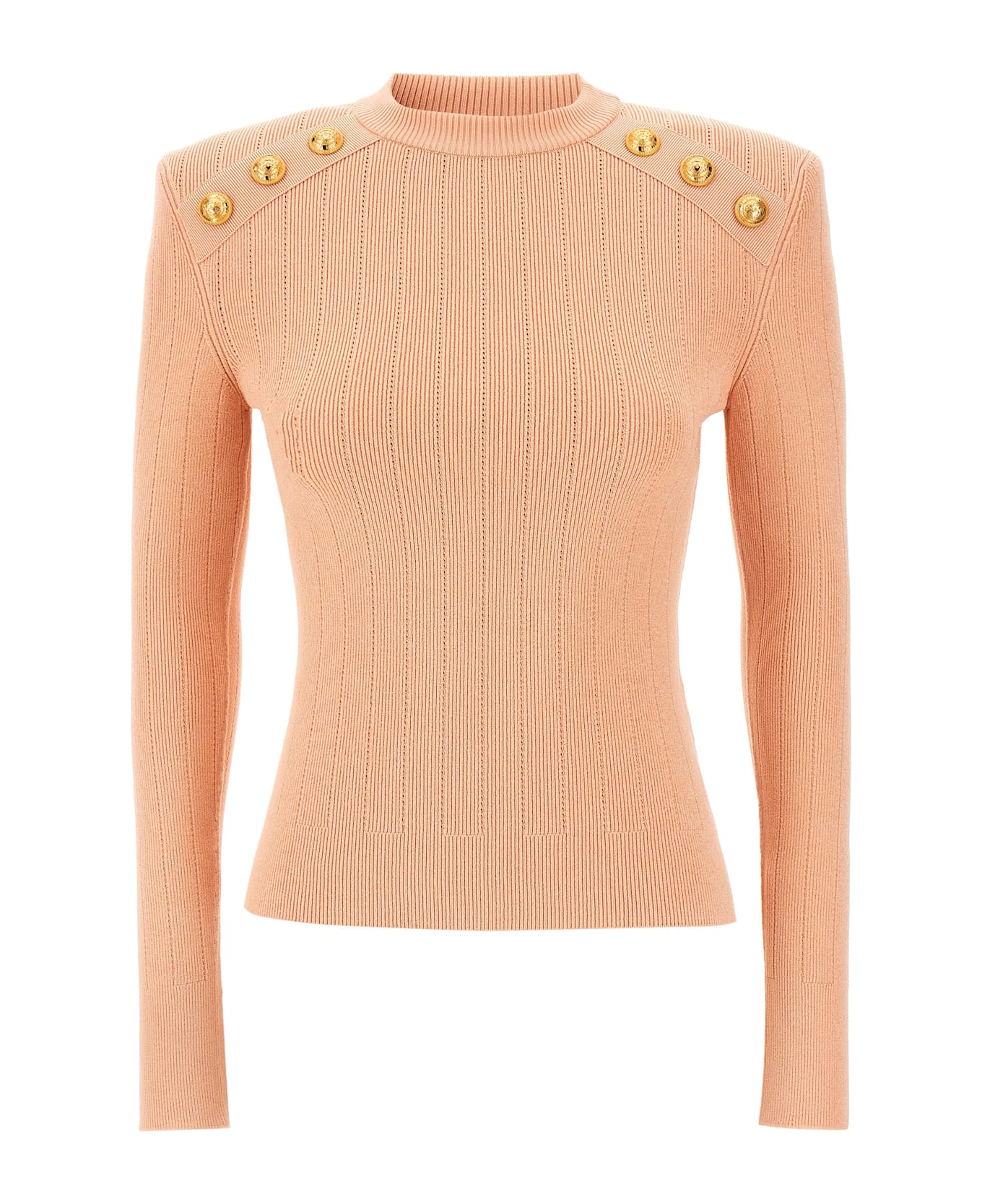 Balmain 'chiocciola' Sweater - Pink