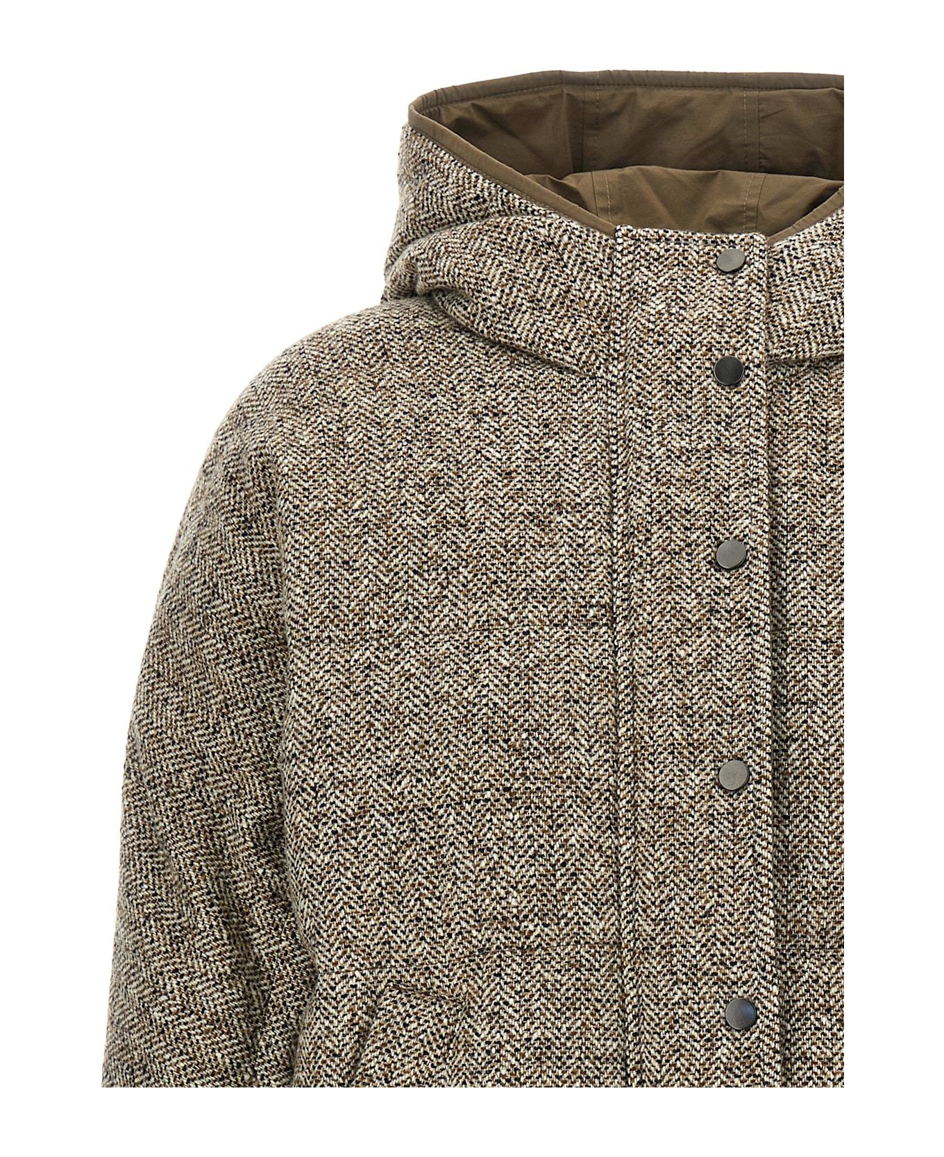 Brunello Cucinelli Reversible Down Jacket - Multicolor