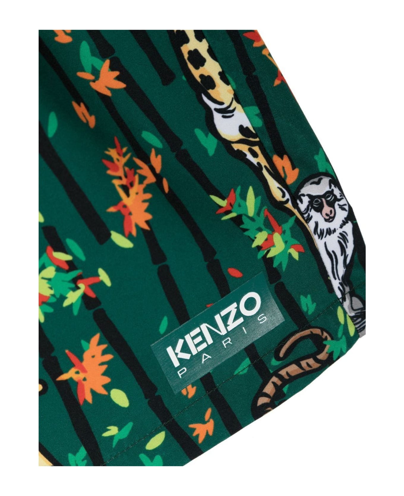 Kenzo Kids Swimming Short - Dark Green 水着