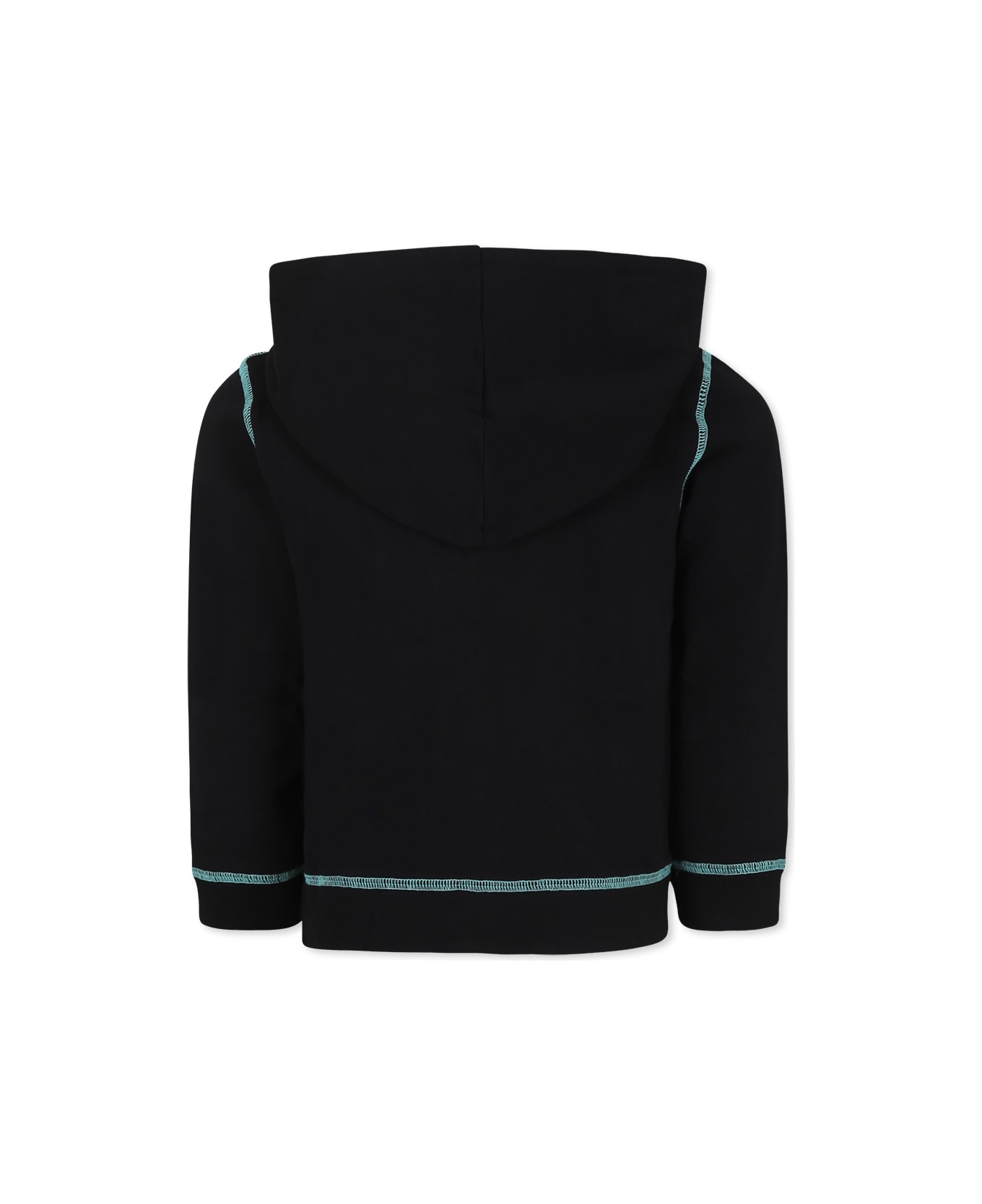 Stella McCartney Kids Black Sweatshirt For Boy With Logo - Black
