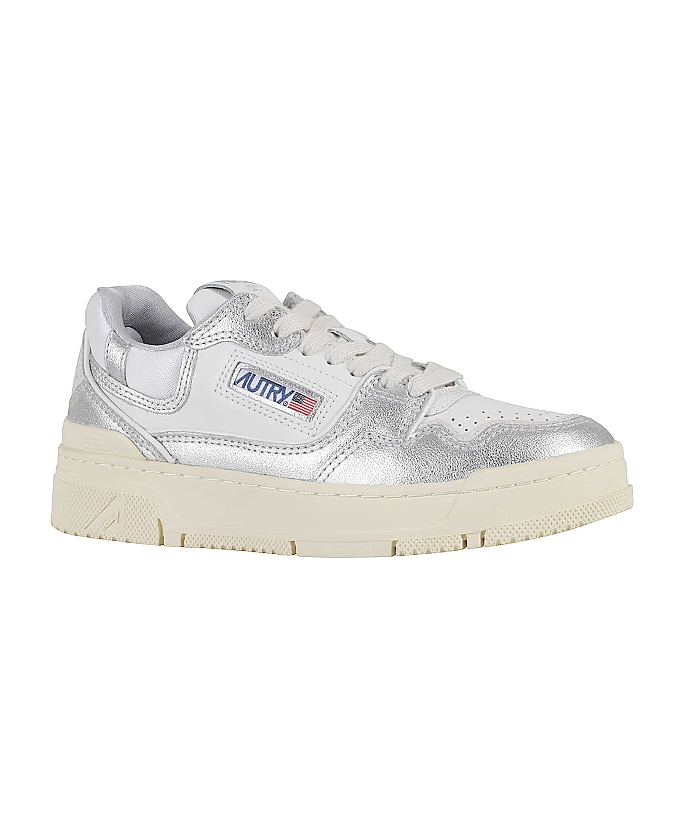 Autry Clc Low Wom - Wht Silver