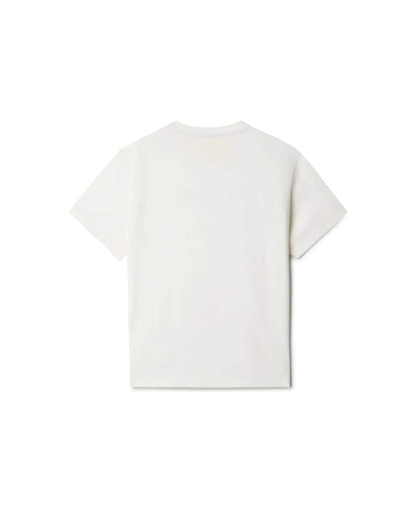 Off-White Big Bookish Short Sleeves T-shirt - White Green