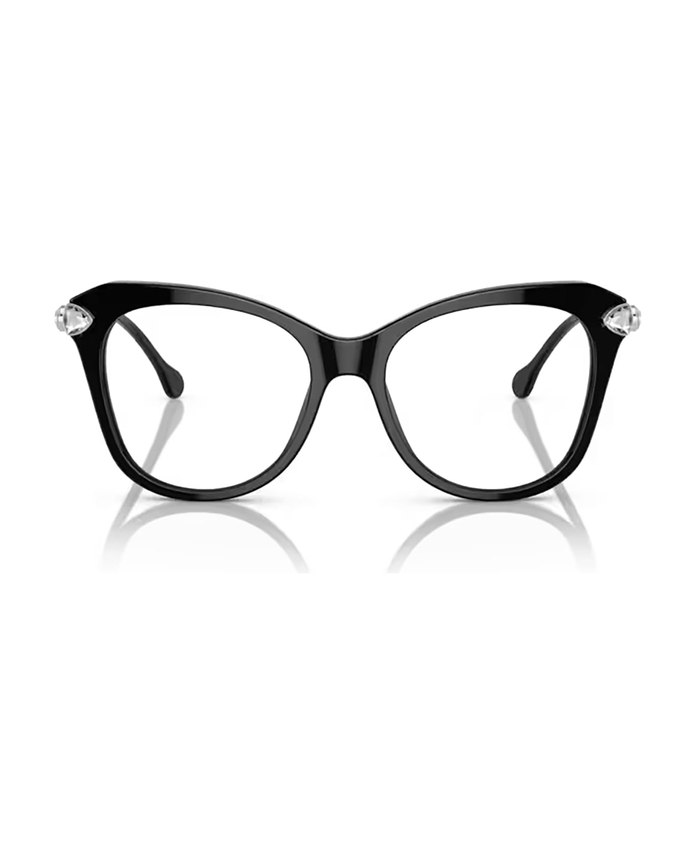 Swarovski Sk2012 Black Glasses - Black アイウェア