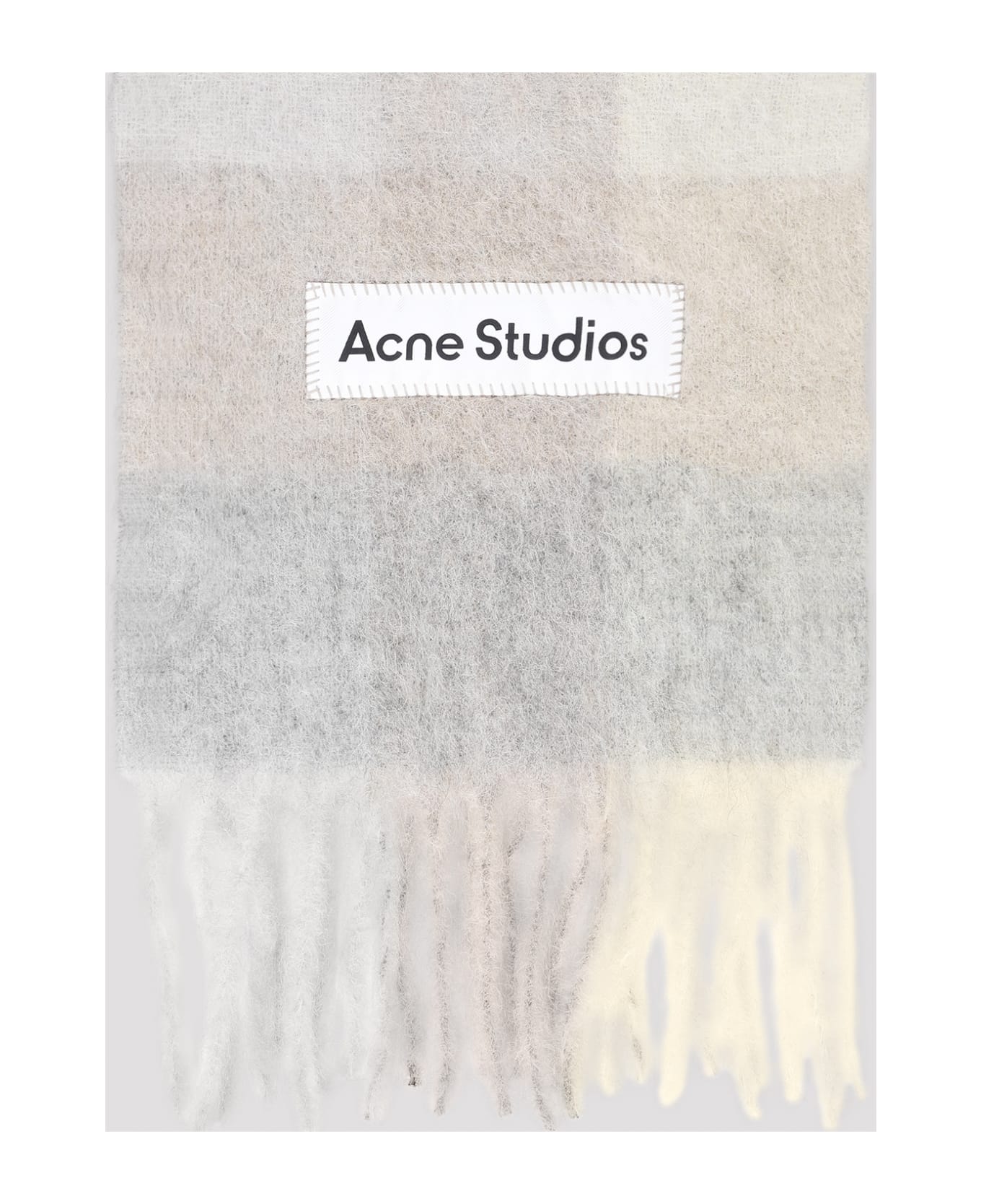 Acne Studios Alpaca Scarf - Vanilla Beige Lavander