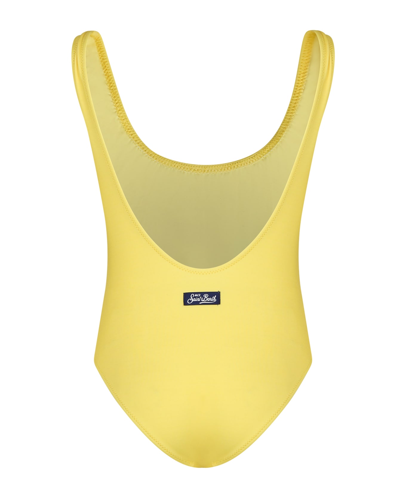 MC2 Saint Barth Yellow Swimsuit For Girl With Minnie - Yellow