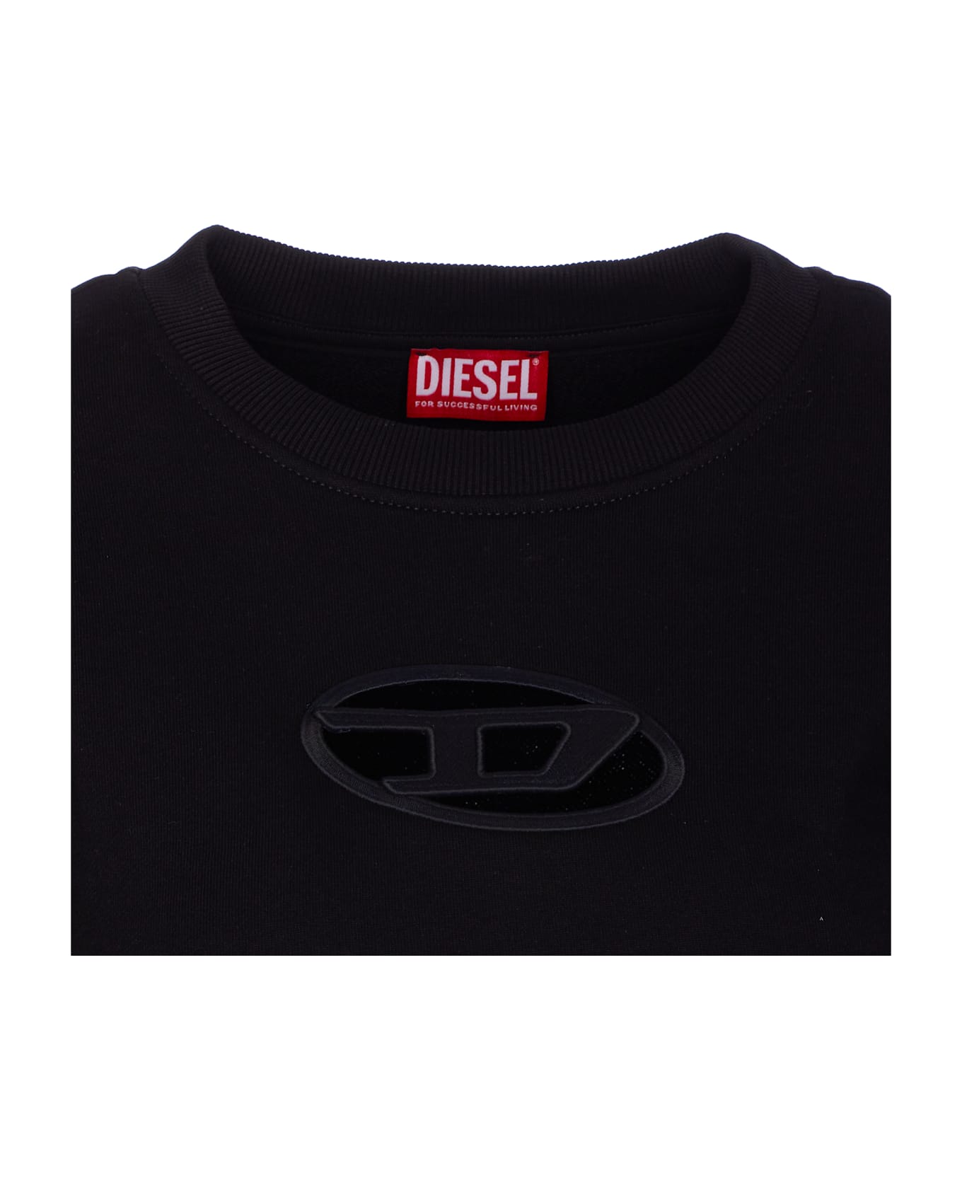 Diesel F-slimmy-od Sweatshirt - DEEP/BLACK