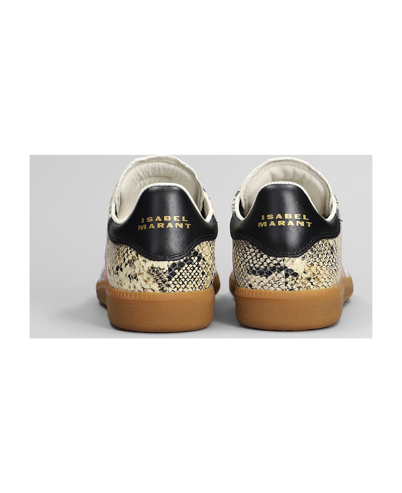 Isabel Marant Kaycee Sneakers In Beige Leather - beige