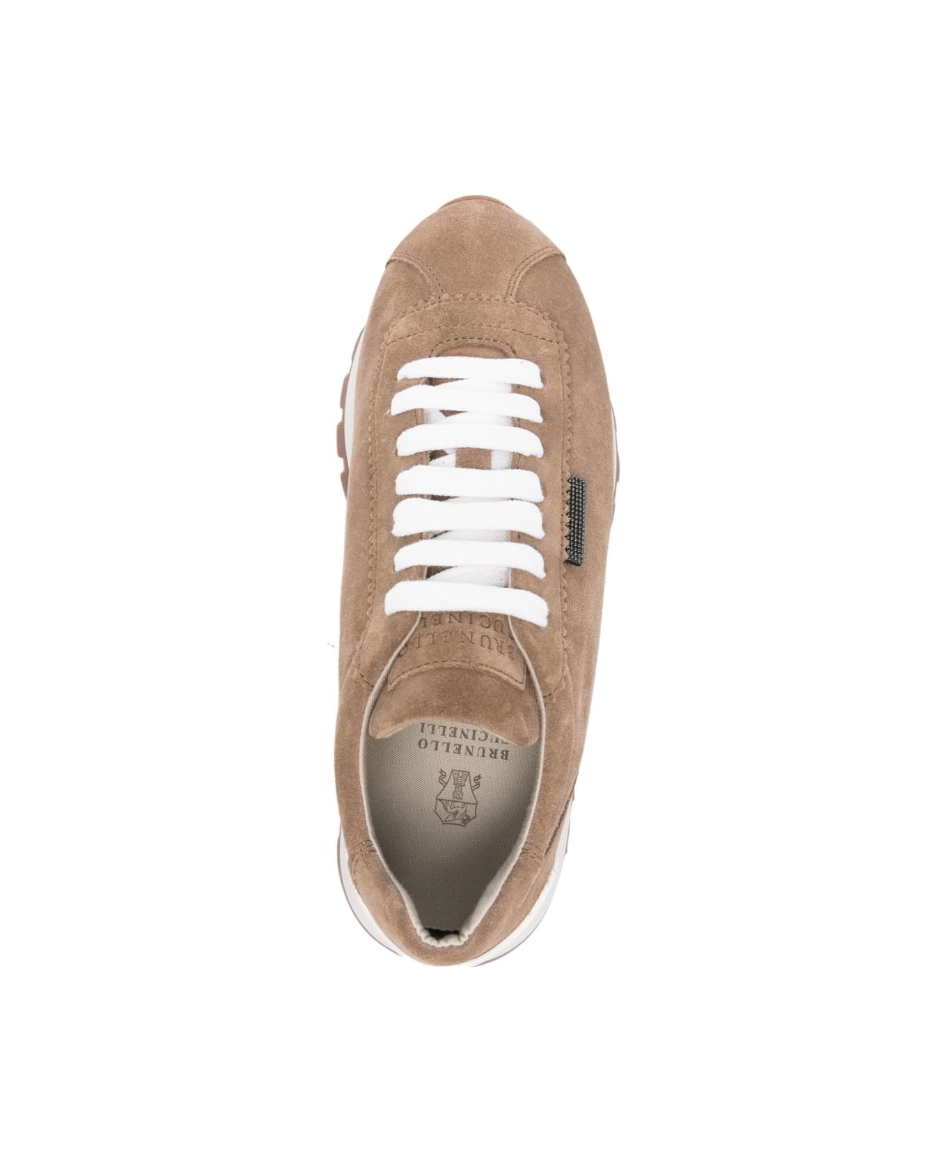 Brunello Cucinelli Leather Sneakers - Brown