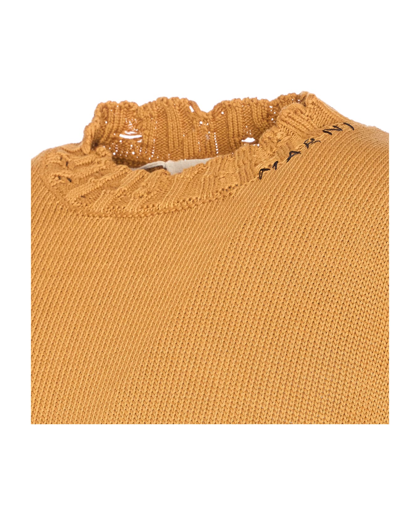 Marni Logo Sweater - PUMPKIN