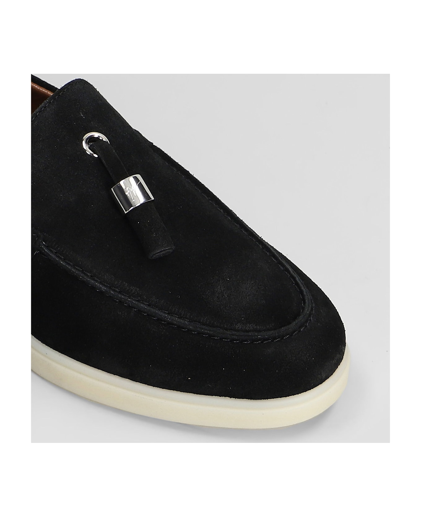 Giuseppe Zanotti The Maui Loafers In Black Suede - black