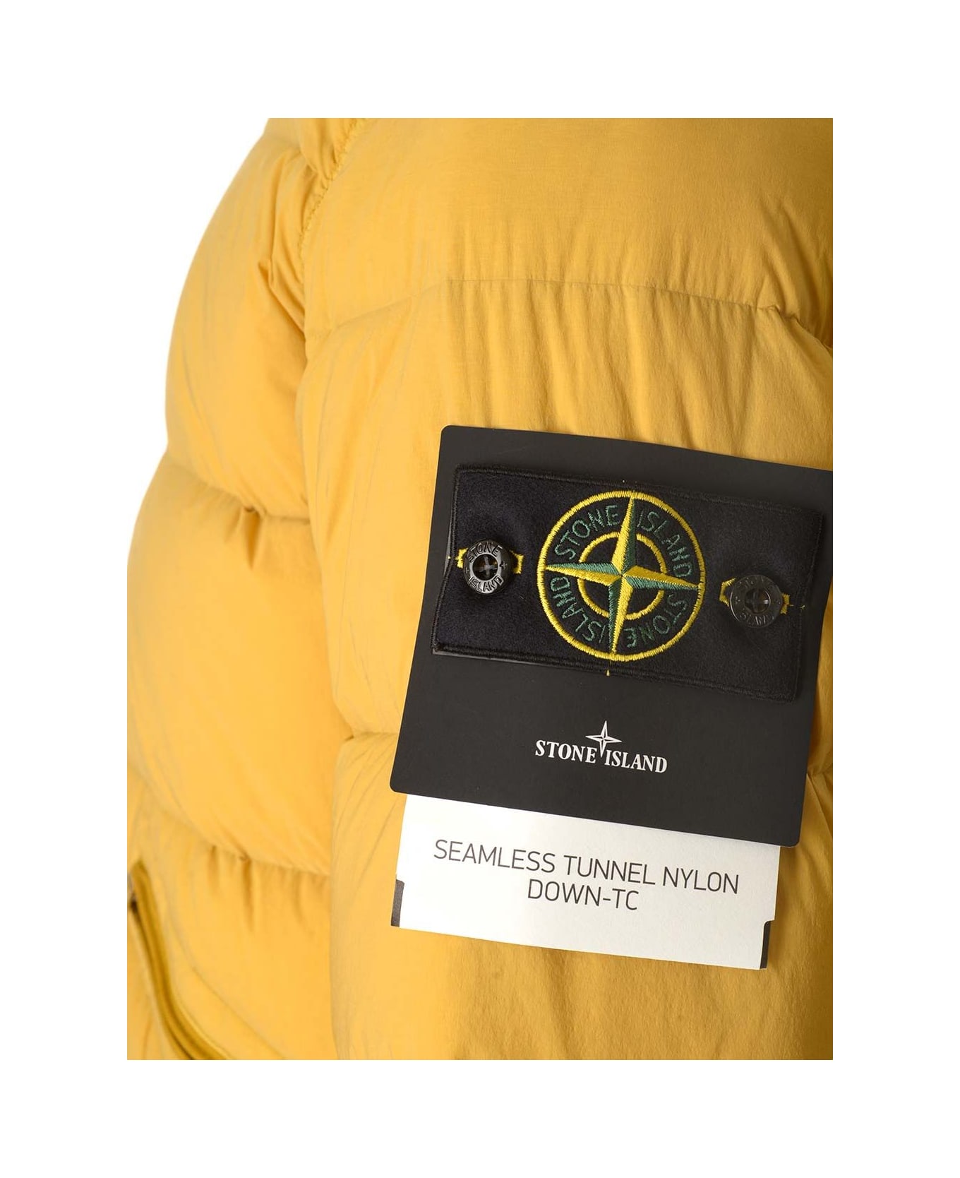 Stone Island Stretch Nylon Jacket - Yellow