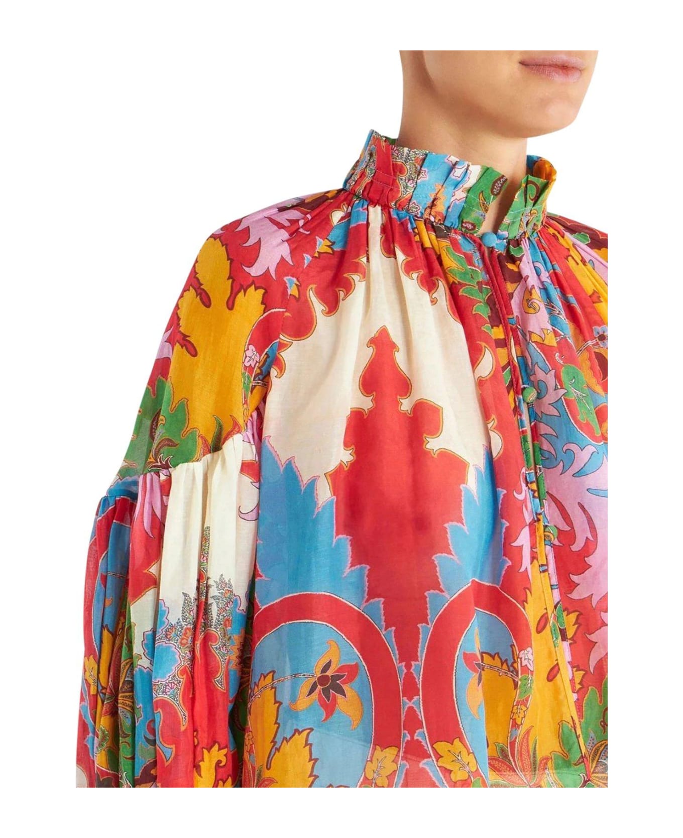 Etro Graphic-pattern Blouse Etro - RED