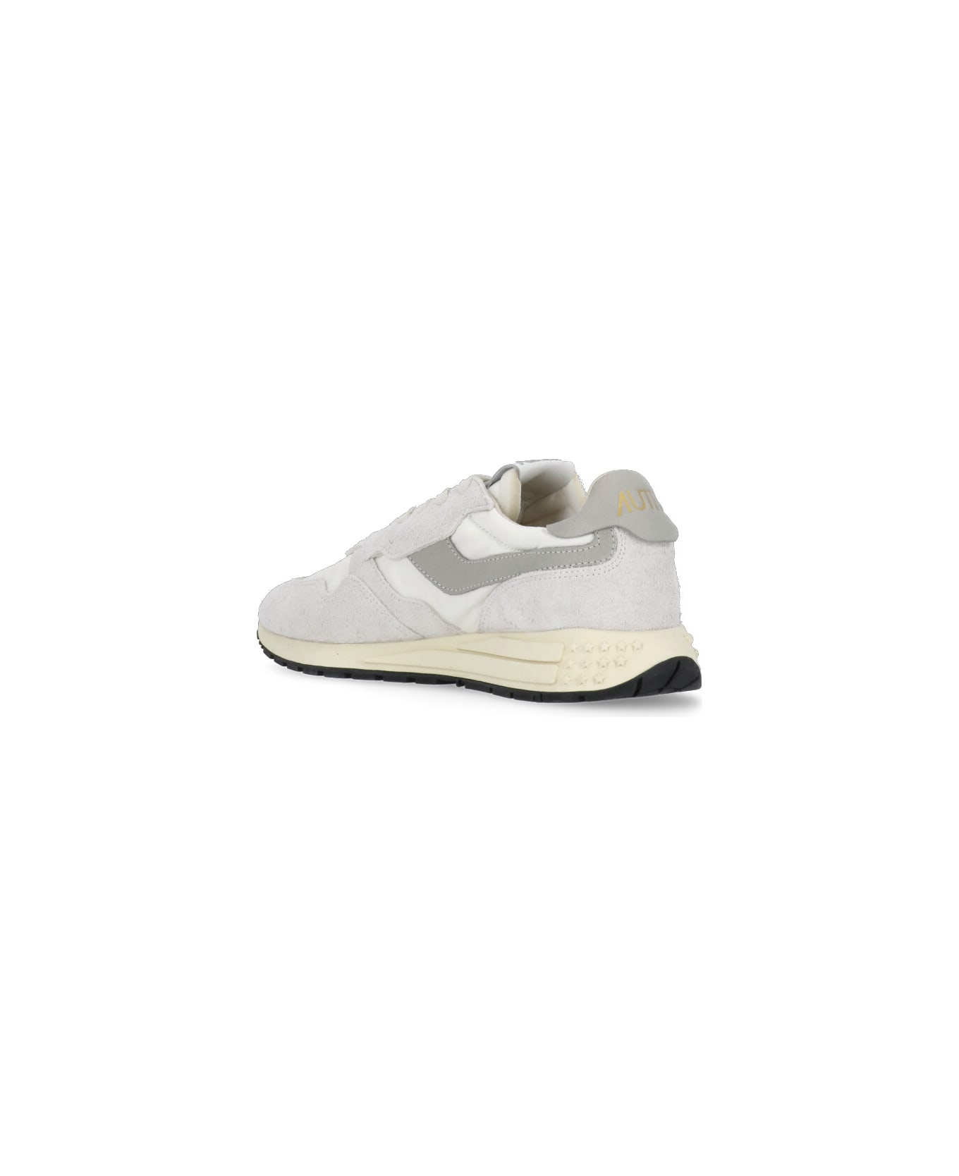 Autry Two-tone Leather Sneakers - White