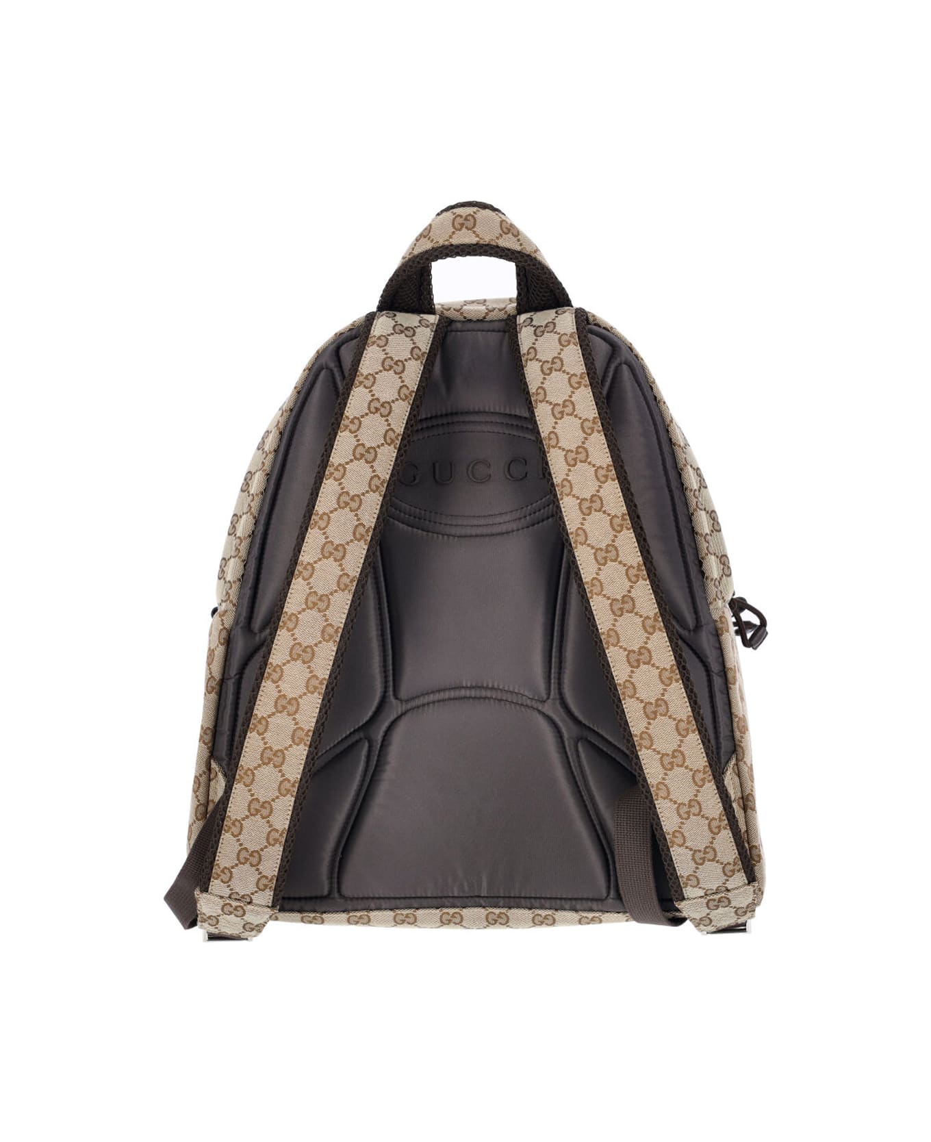 Gucci Logo Medium Backpack - Beige