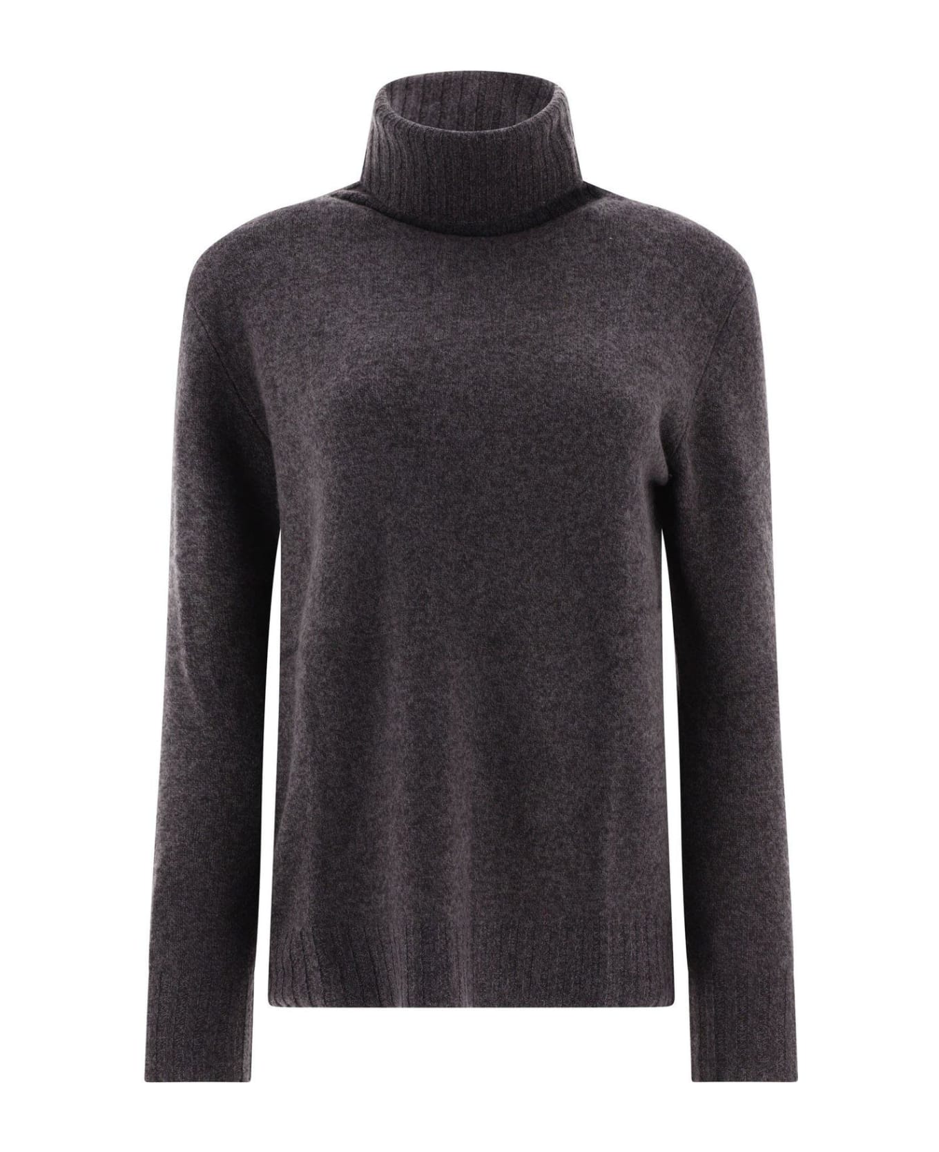 Aspesi Turtleneck Knitted Sweater - Grey