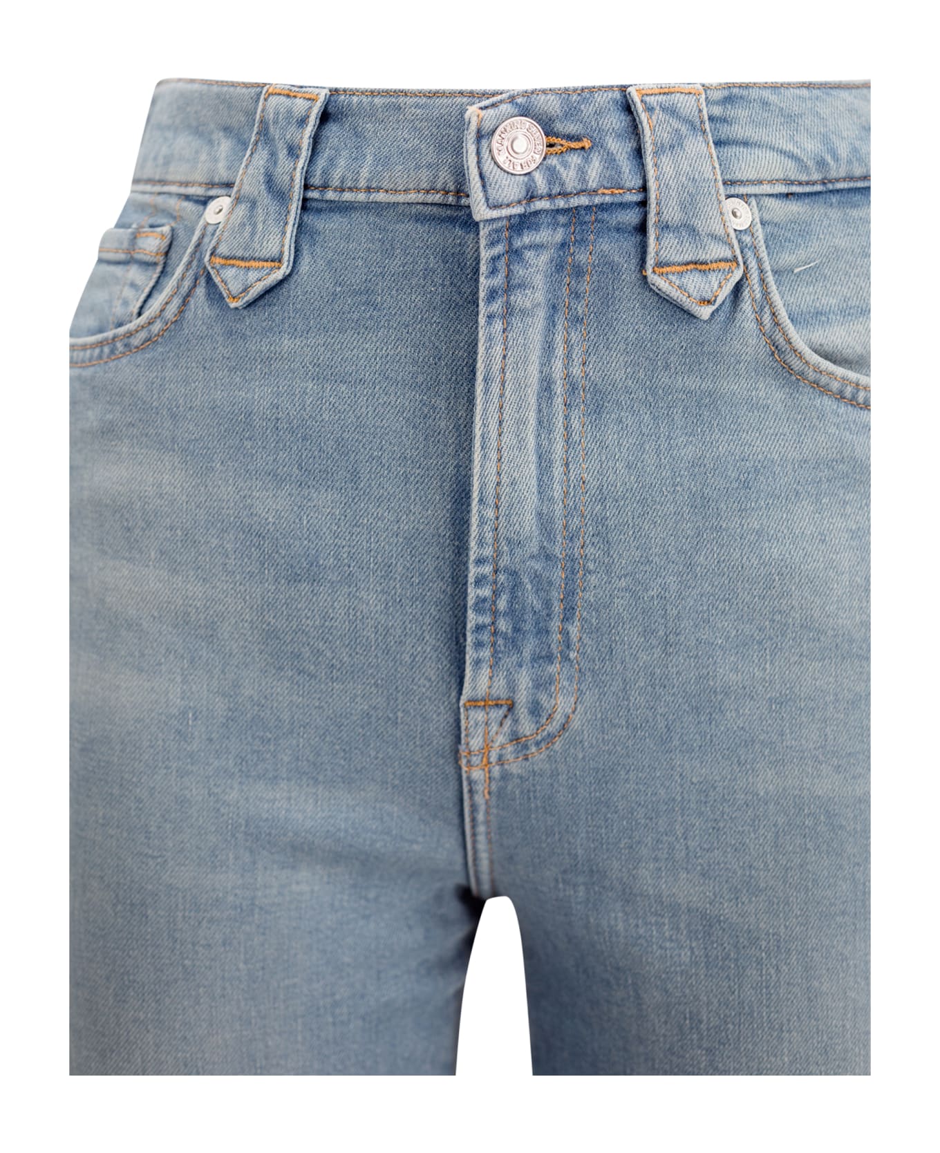 7 For All Mankind High-waisted Flared Jeans - Denim