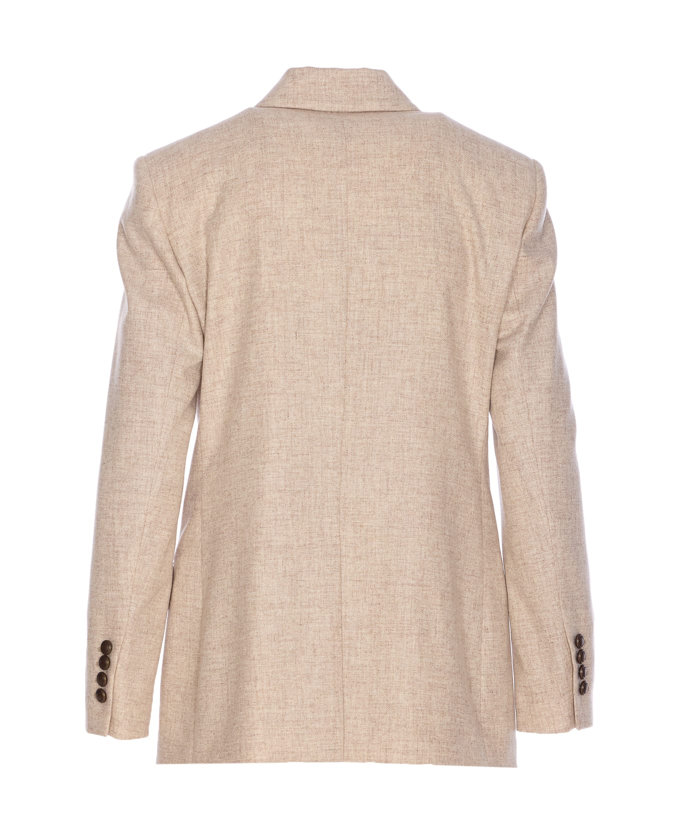 Brunello Cucinelli Double Breasted Jacket - Beige
