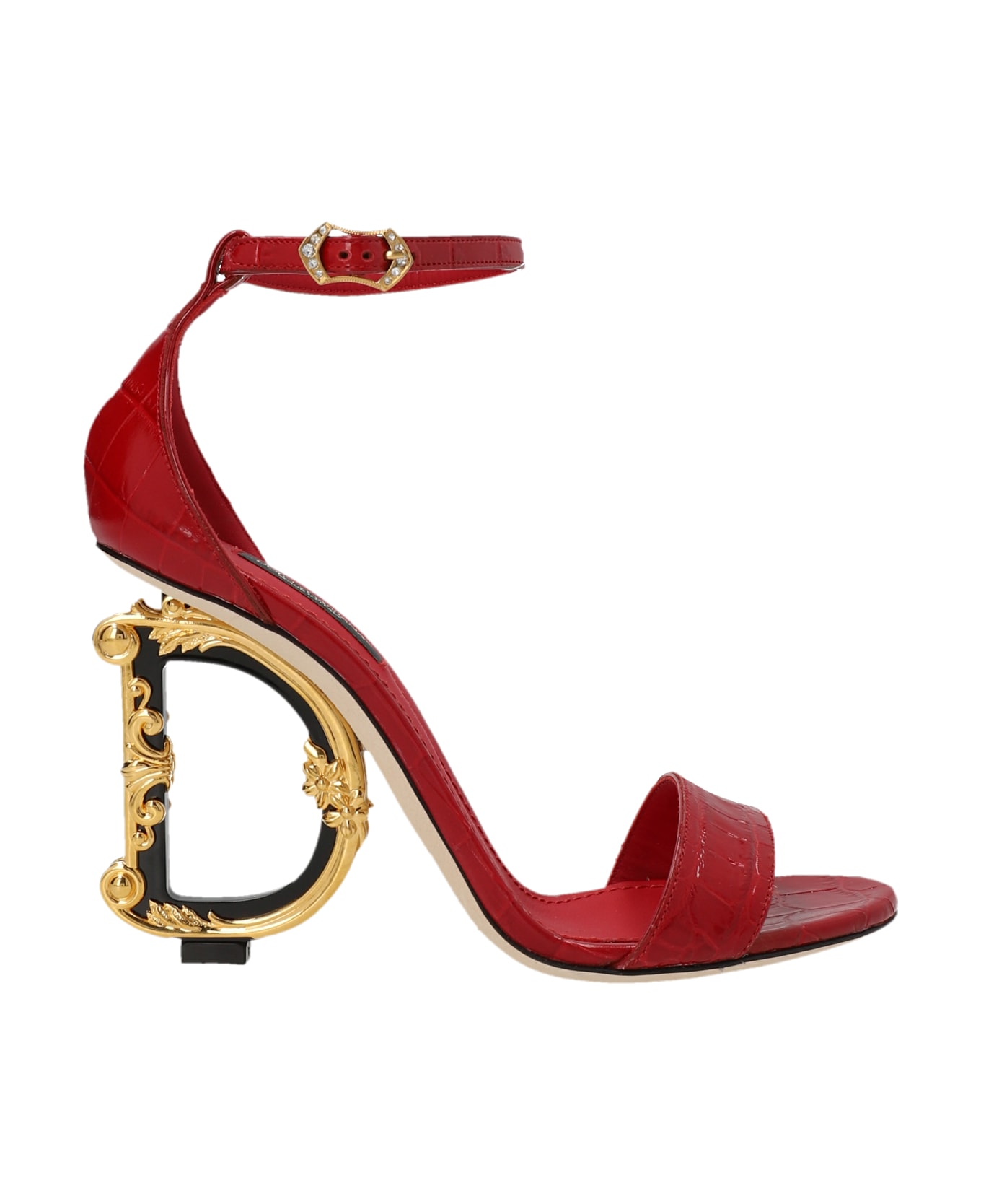 Dolce & Gabbana 'dg Barocco' Sandals - Red