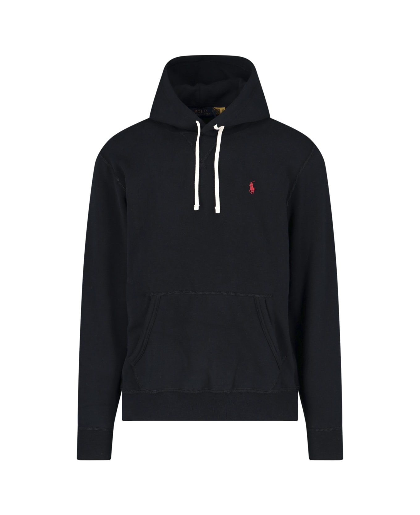 Ralph Lauren Logo Hoodie - BLACK