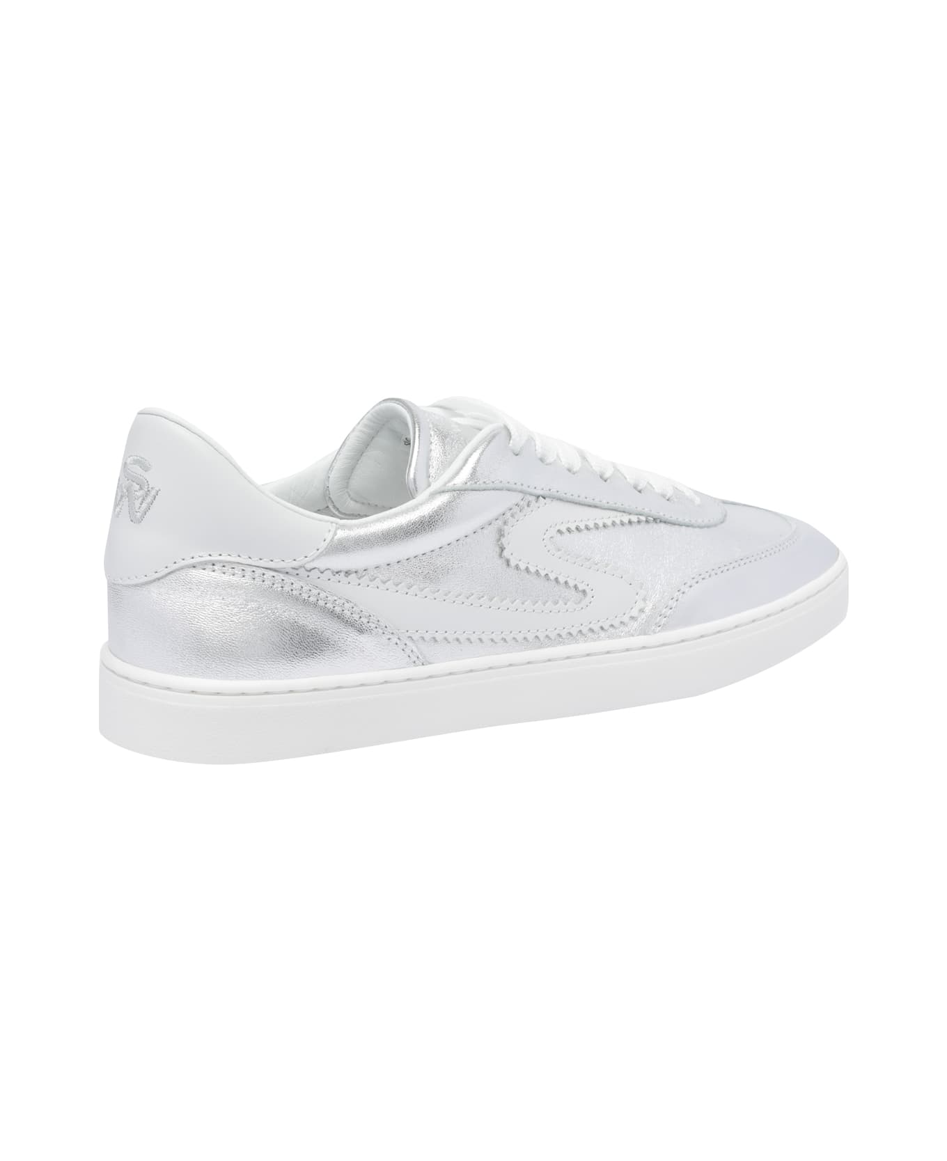 Stuart Weitzman Runaround Sneakers - Silver