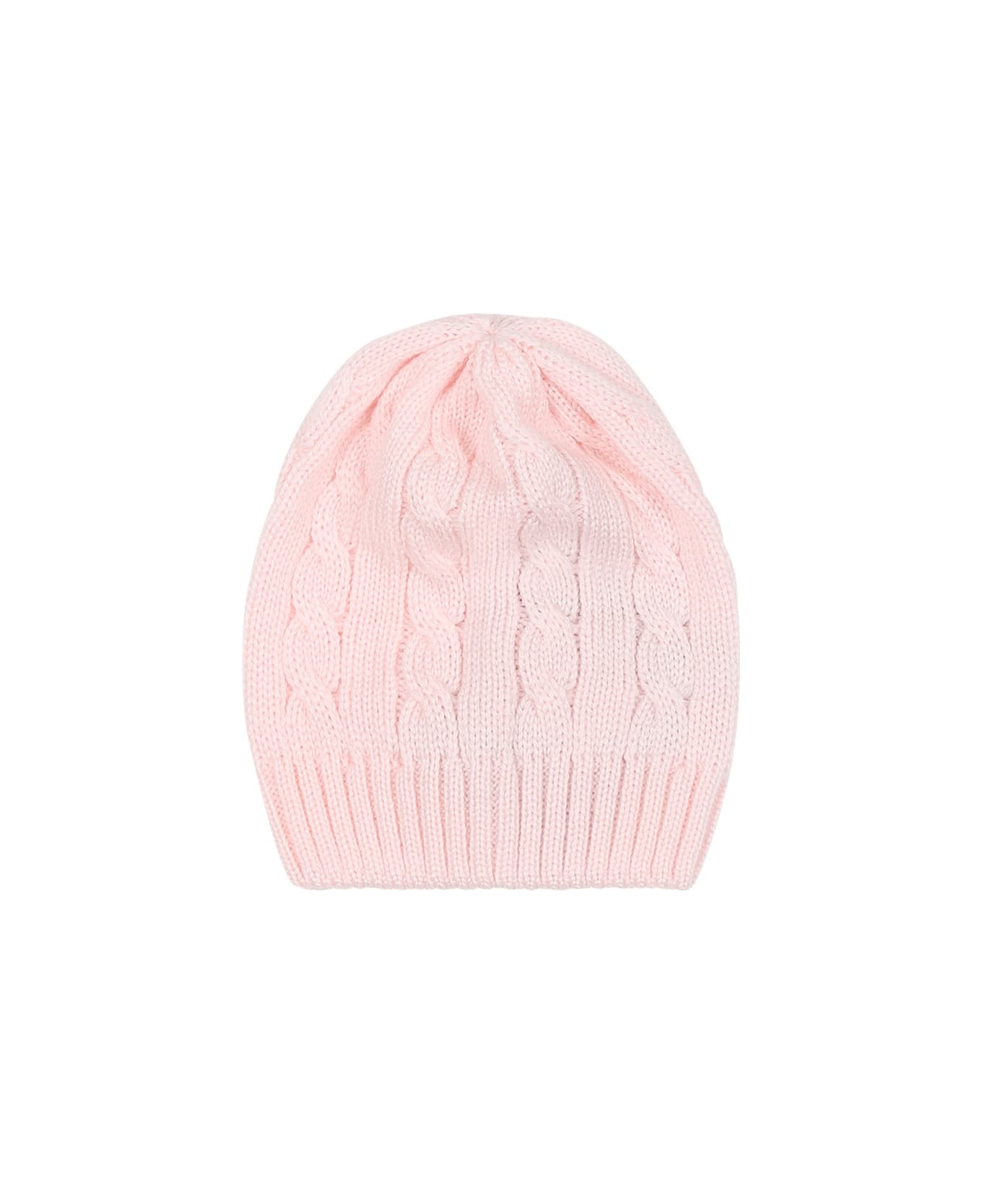 Little Bear Pink Hat For Baby Girl - Cipria