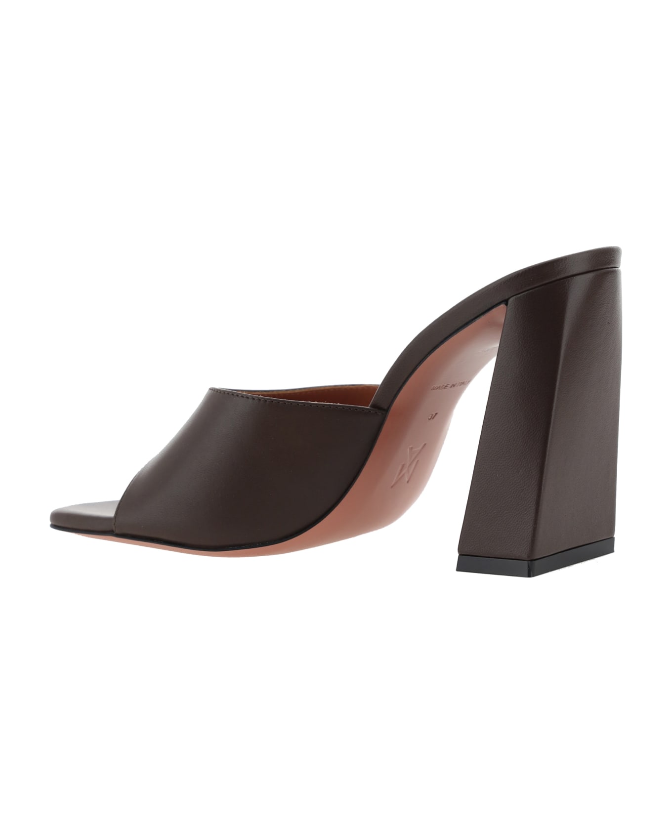 Amina Muaddi Brigitte Sandals - Nappa Mocha