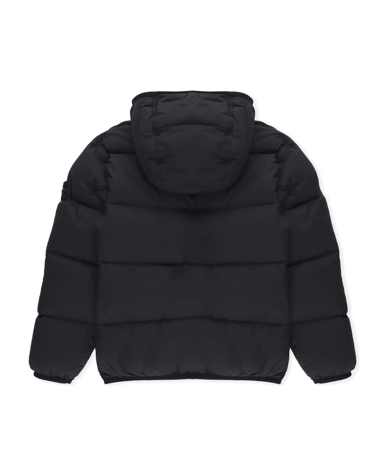 Stone Island Quilted Down Jacket - Black