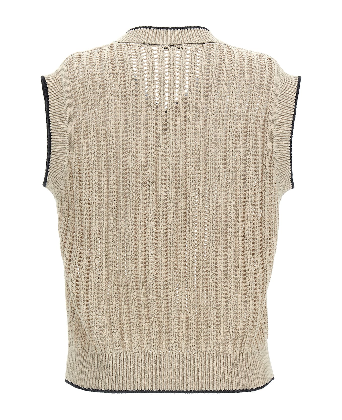 Brunello Cucinelli Knit Vest - Beige
