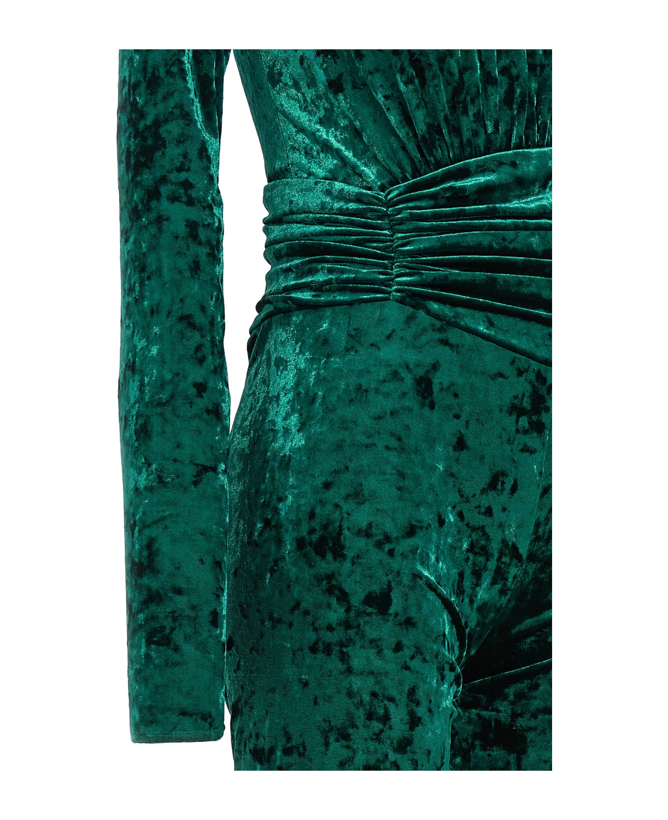 Alexandre Vauthier Velvet Suit - Green ジャンプスーツ