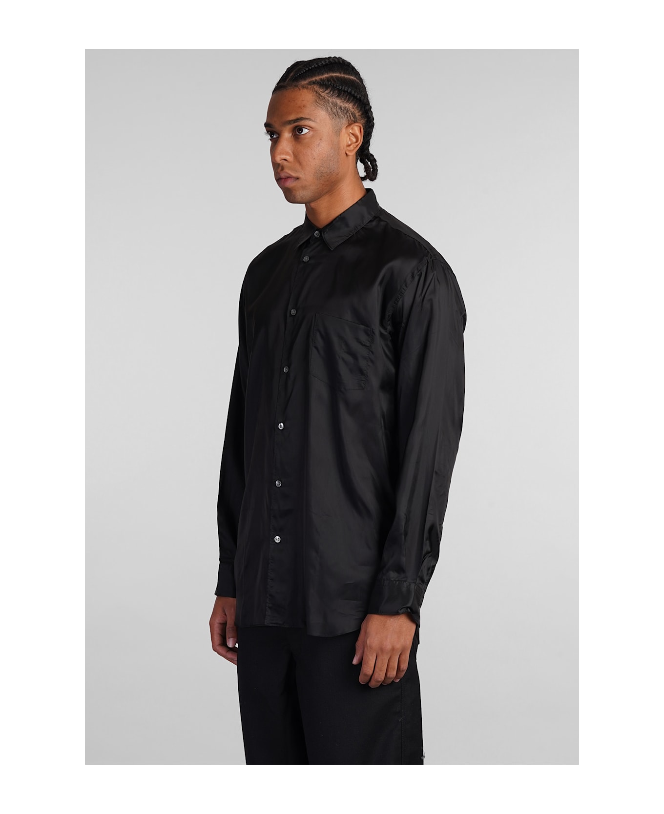 Comme des Garçons Shirt Shirt In Black Polyamide Polyester - black
