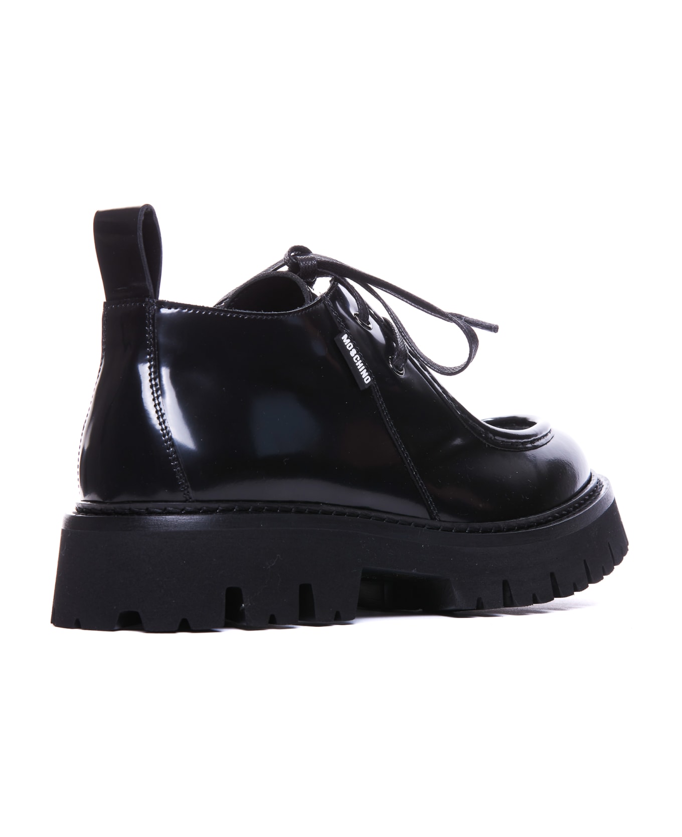 Moschino Lace Up Shoes - Black