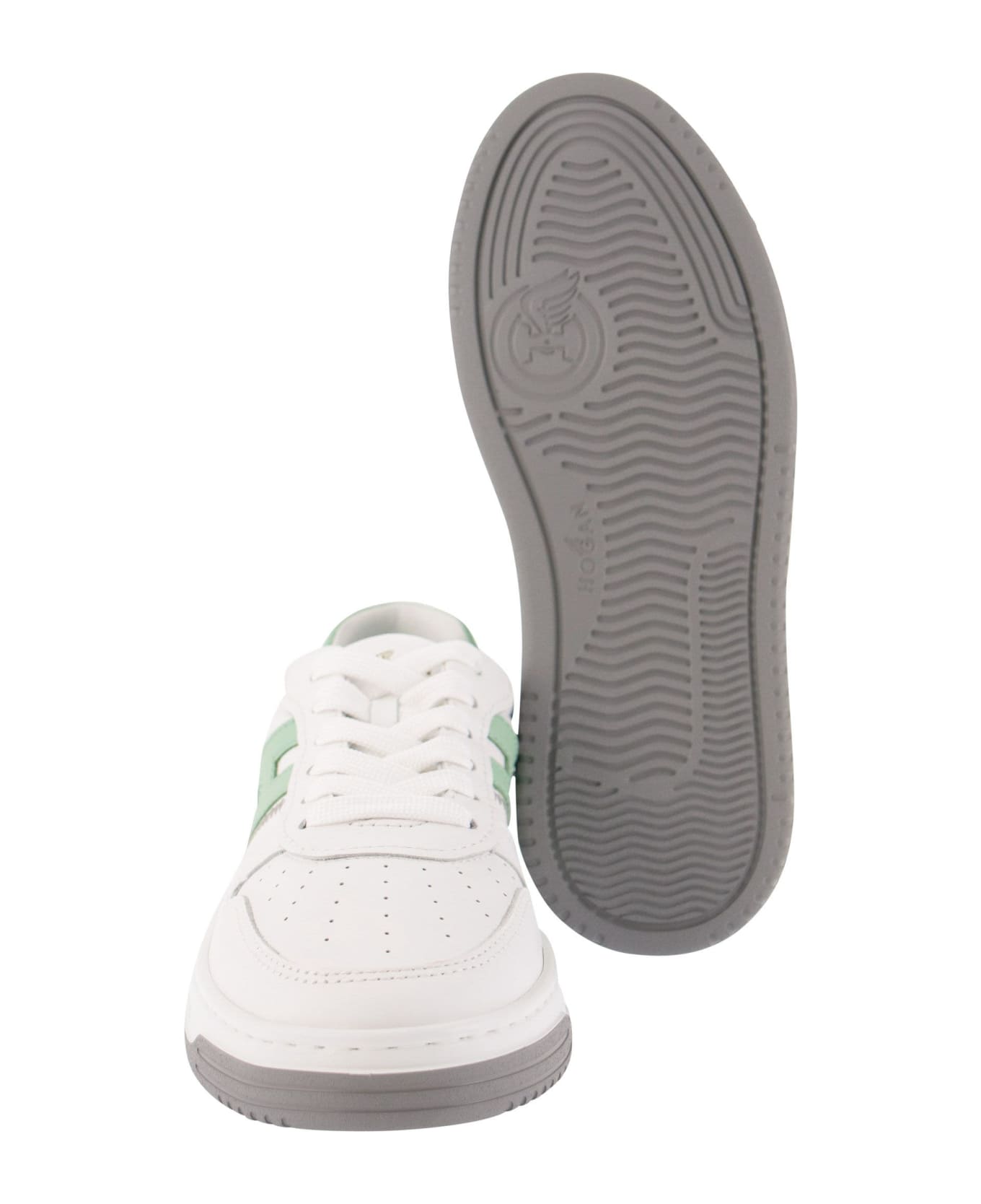 Hogan Sneakers H630 - White/green スニーカー
