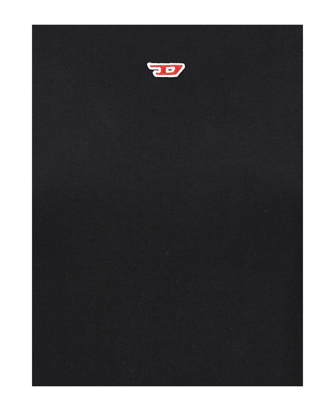 Diesel 't-uncutie-long-d' T-shirt - Black Tシャツ