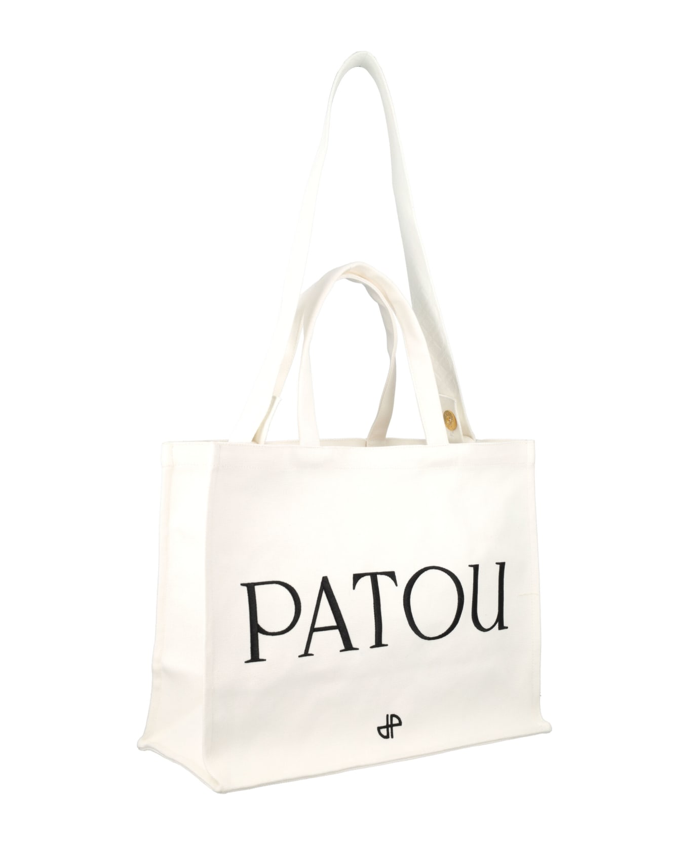 Patou Logo Tote - WHITE