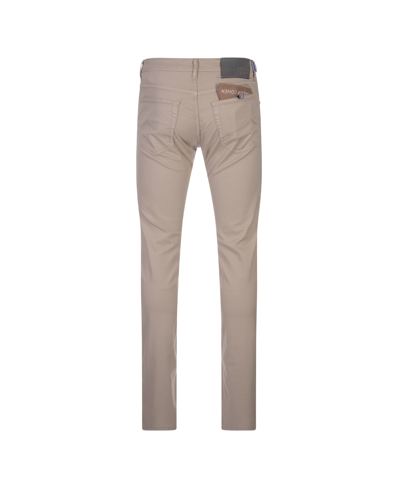 Jacob Cohen Beige Nick Slim Trousers - Brown ボトムス