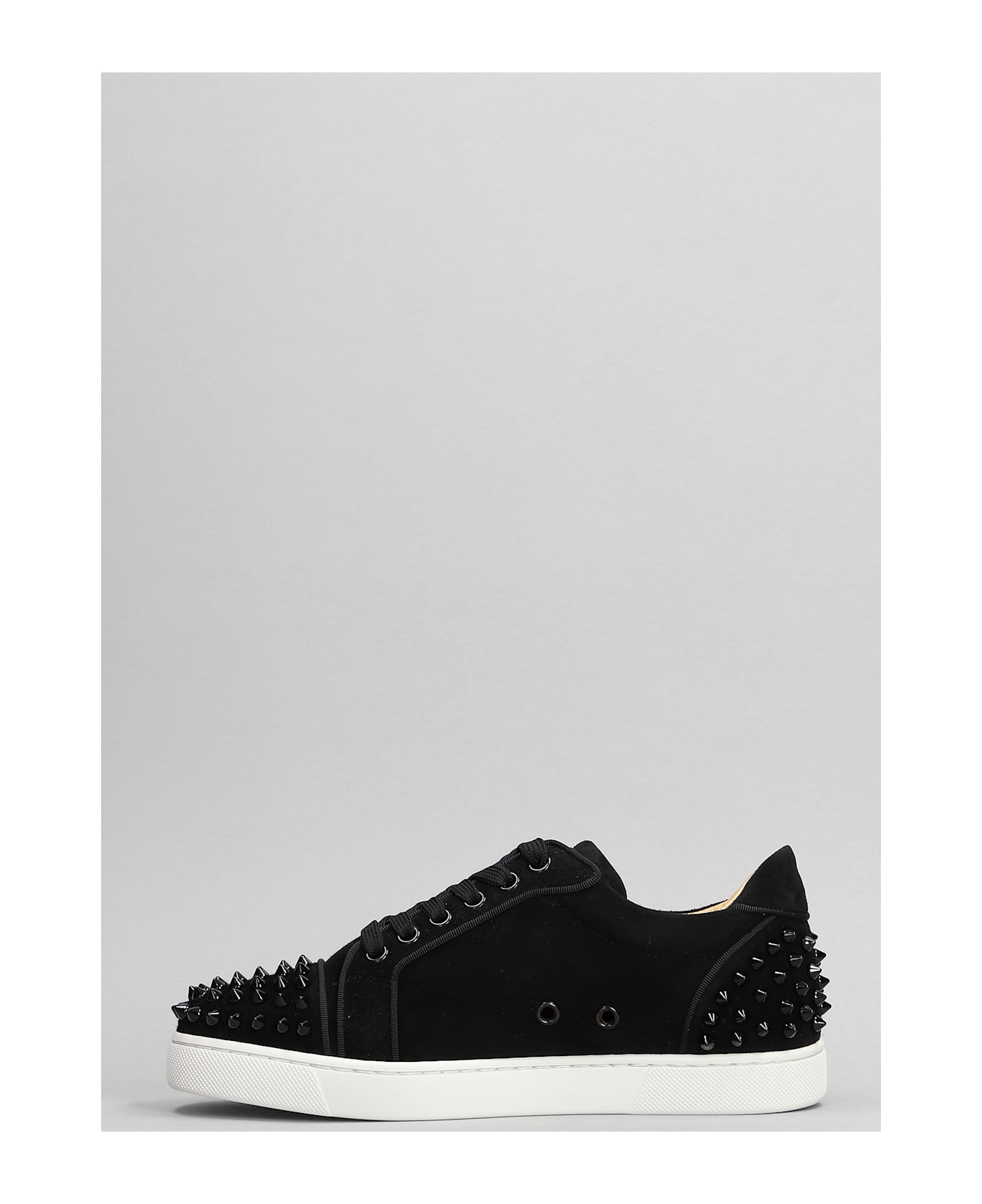 Christian Louboutin Vieira 2 Orlato Sneakers In Black Suede - black