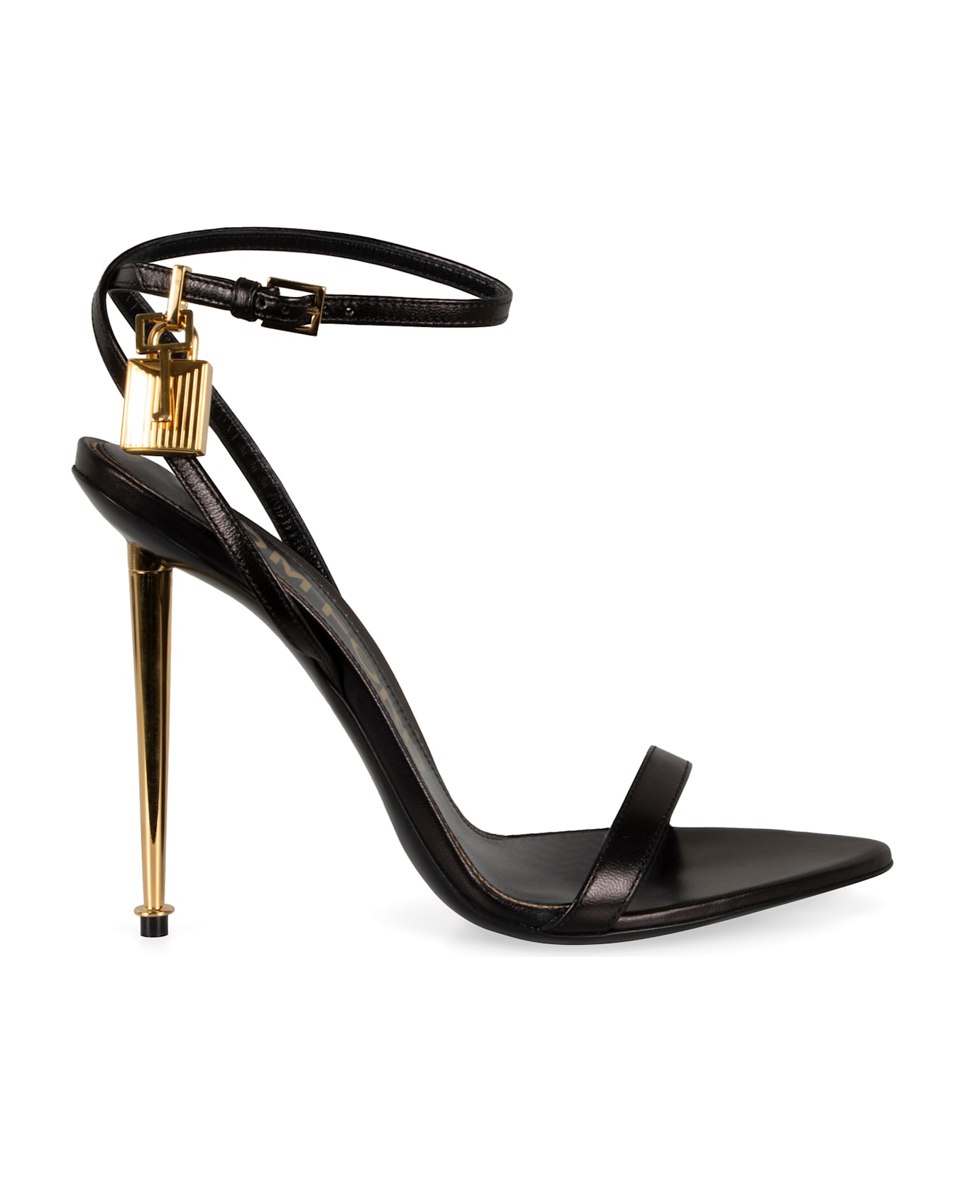 Tom Ford Heeled Leather Sandals - black
