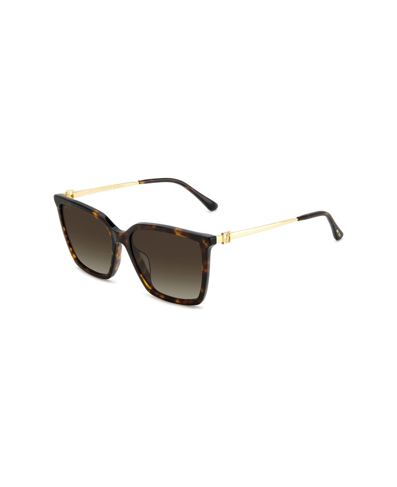 Jimmy Choo Eyewear Jc Totta/g/s 086/ha Havana Sunglasses - Marrone