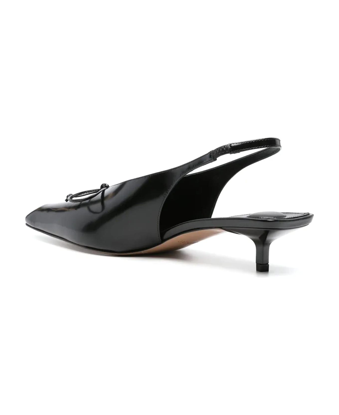 Jacquemus Cubisto 40mm Slingback Pumps - Black