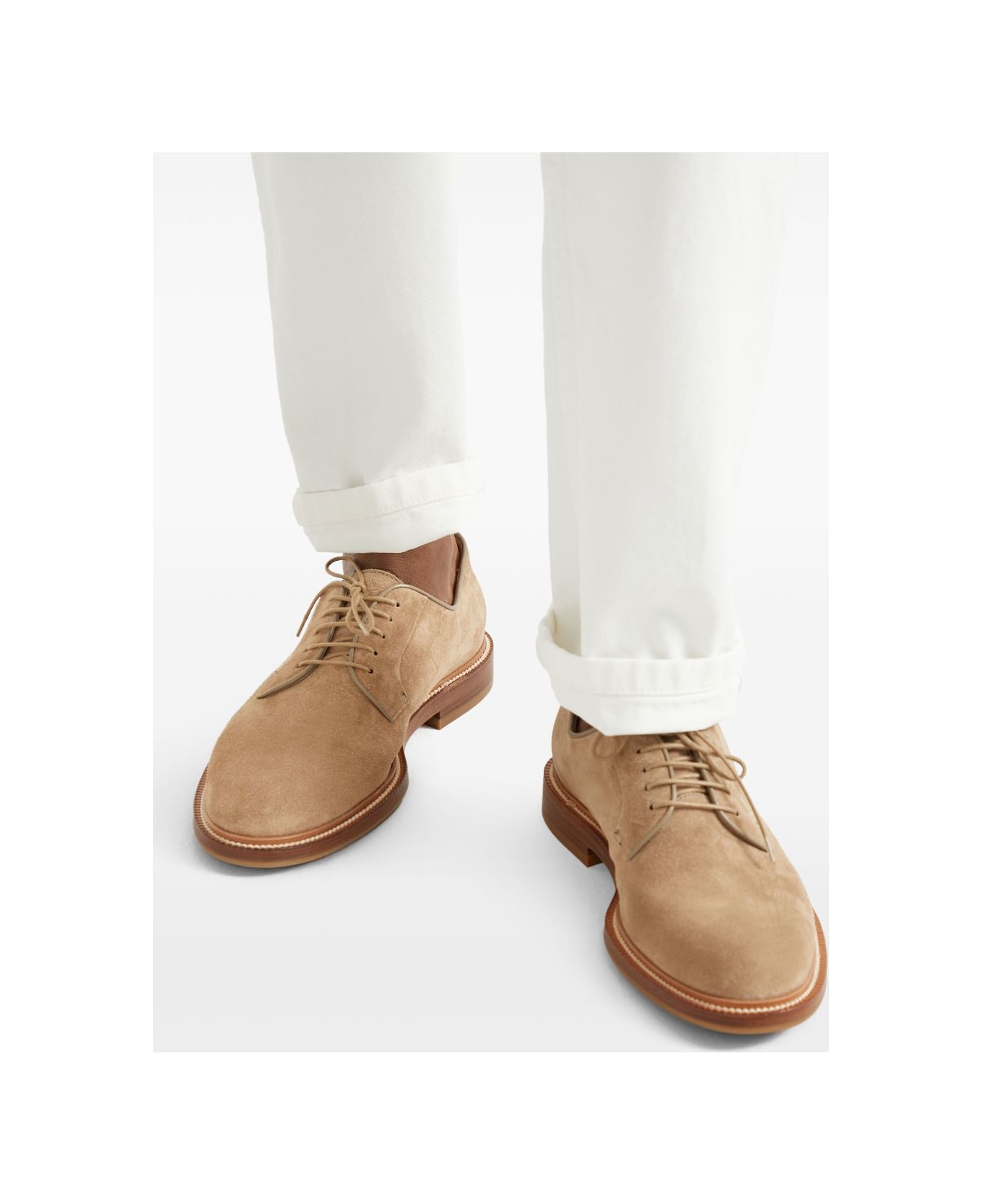 Brunello Cucinelli Suede Derby - Brown