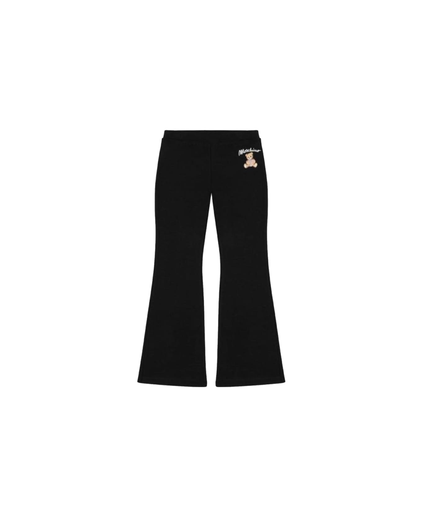 Moschino "bear" Logo Pants - BLACK