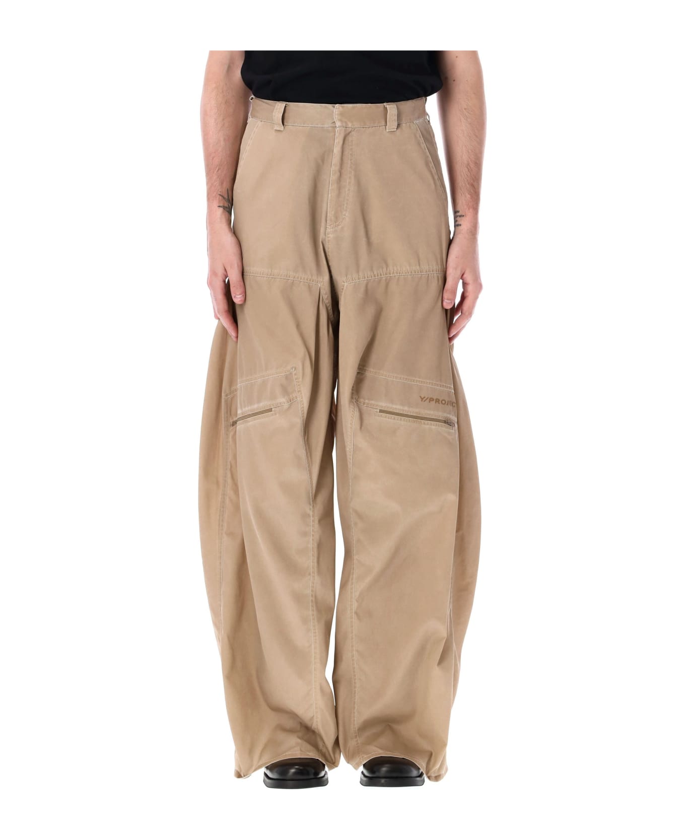 Y/Project Washed Pop-up Pant - WASHED BEIGE name:467