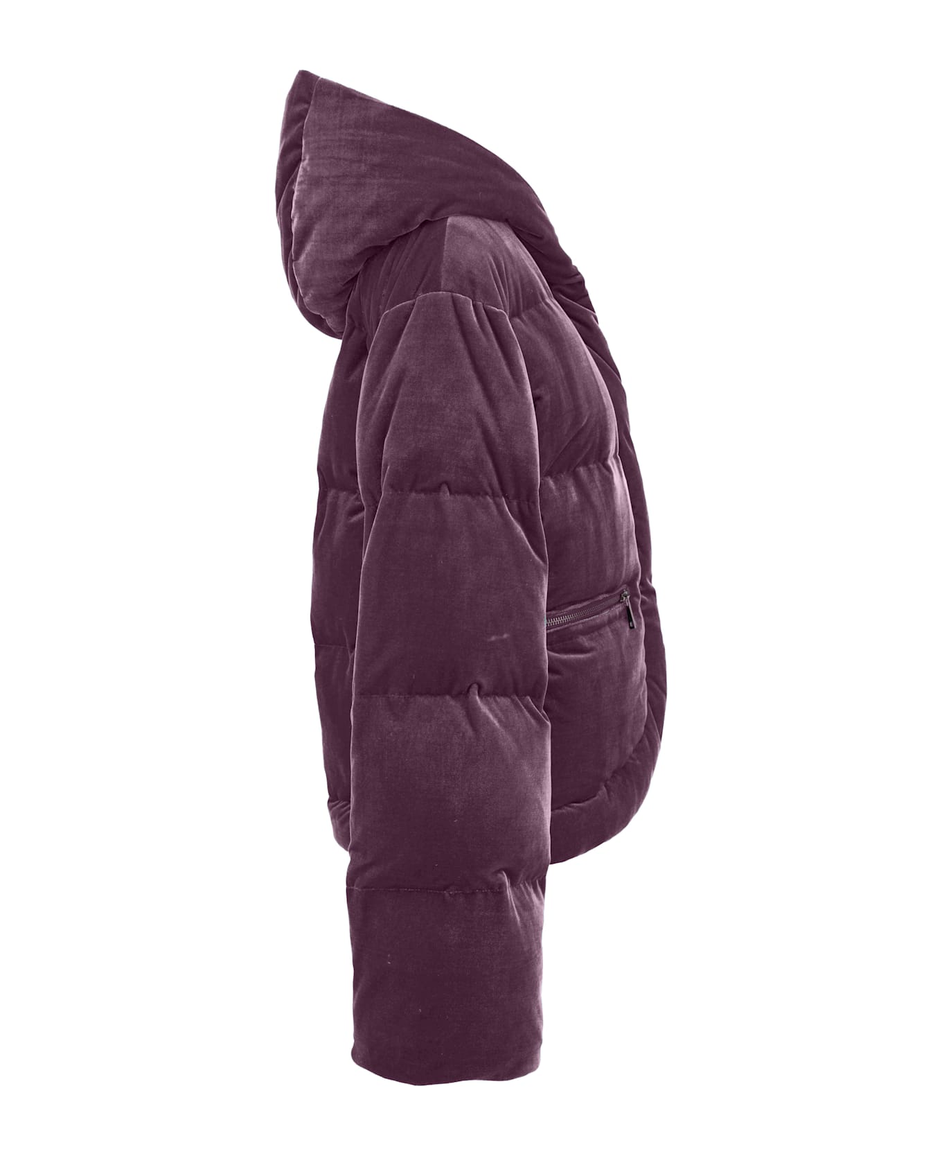 Versace Jeans Couture Women
s Down Jacket - PURPLE