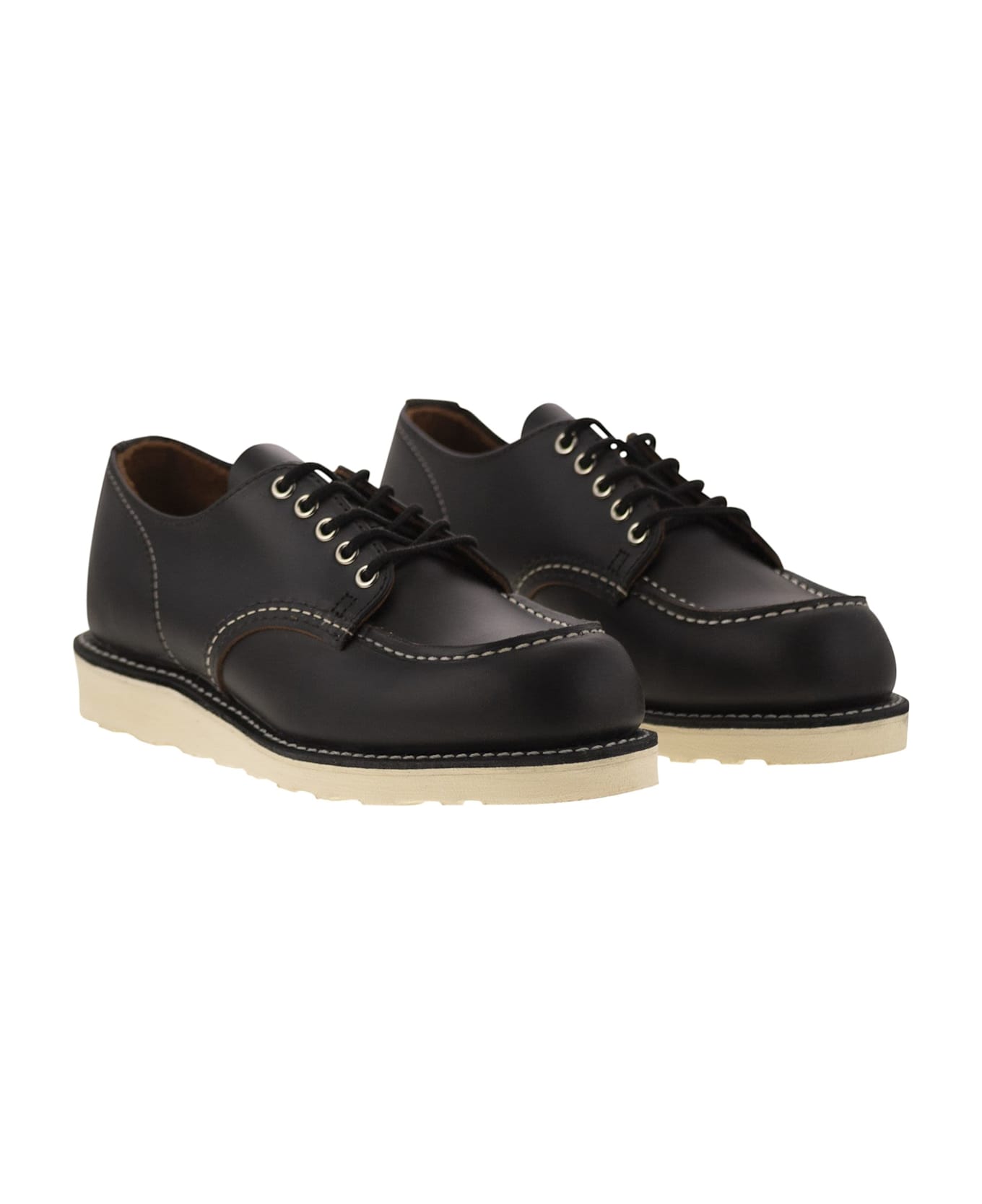 Red Wing Shop Moc - Leather Lace-up Shoe - Black