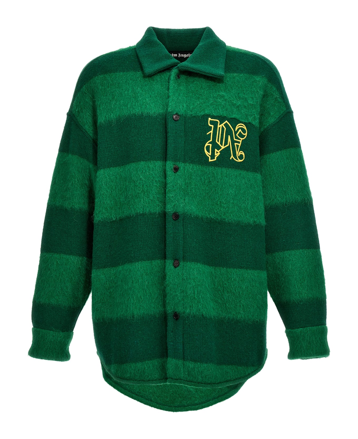 Palm Angels Rugby Overshirt - Green
