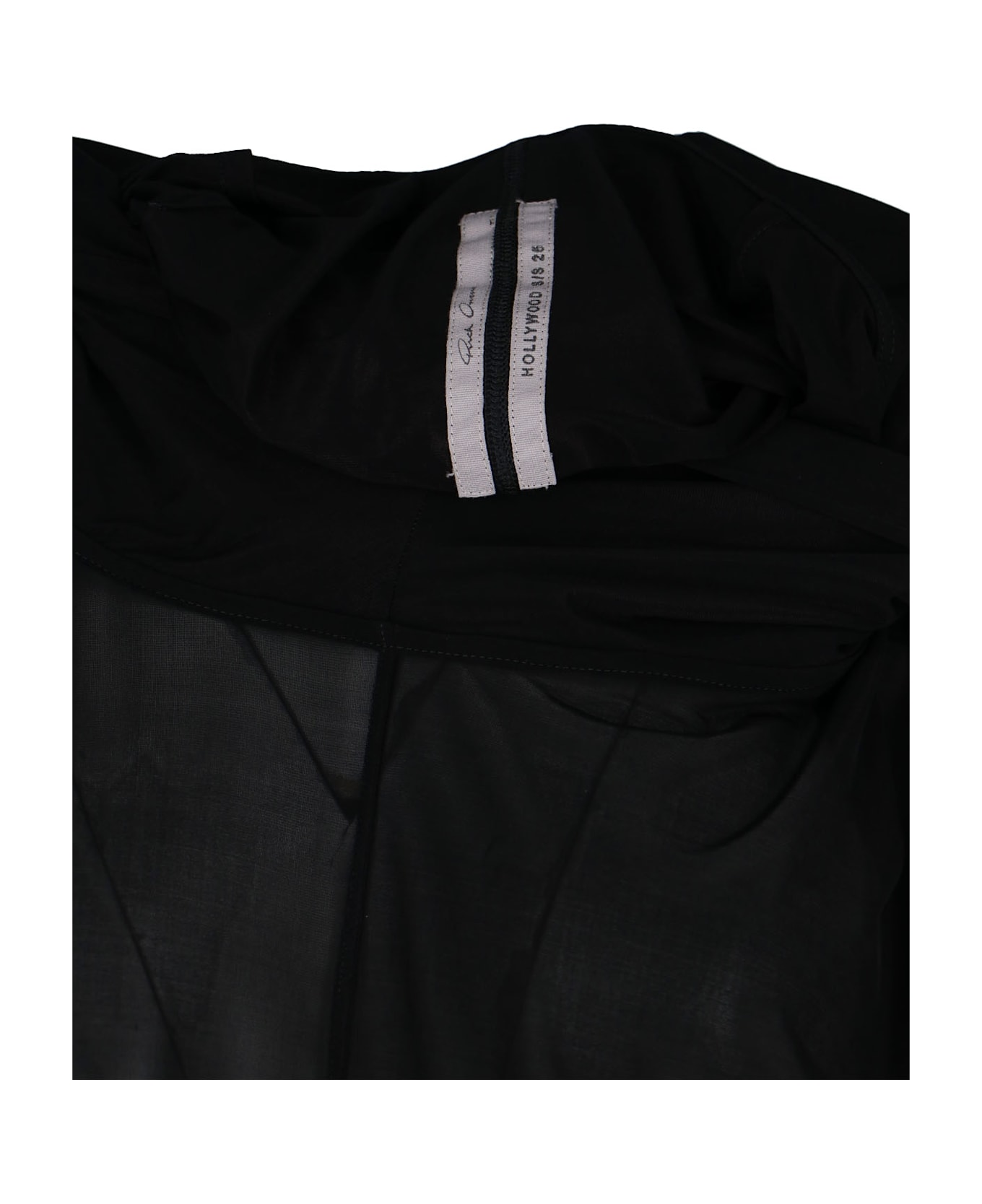 Rick Owens Hooded Tunic - Black