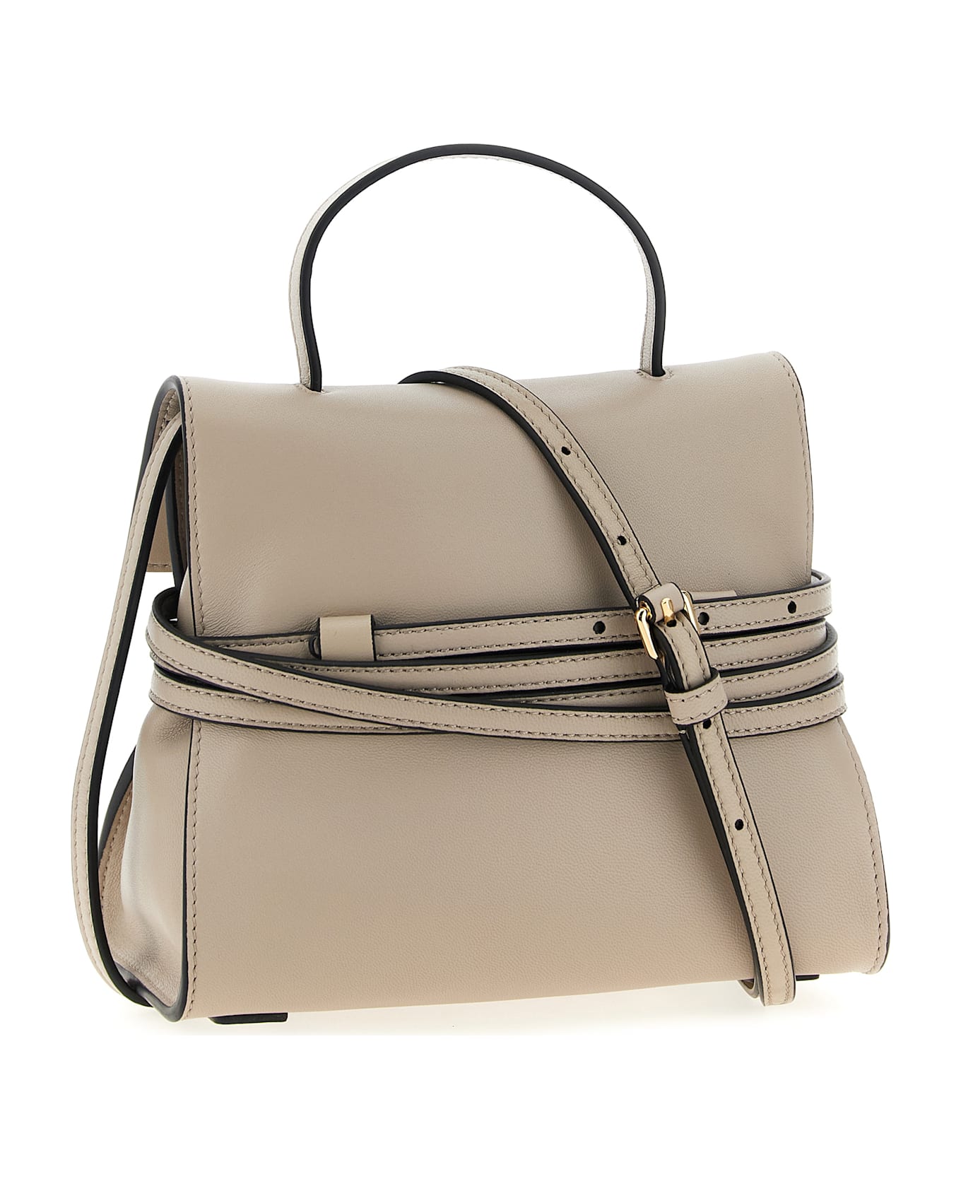Moschino 
tie Me
 Small Handbag - Beige