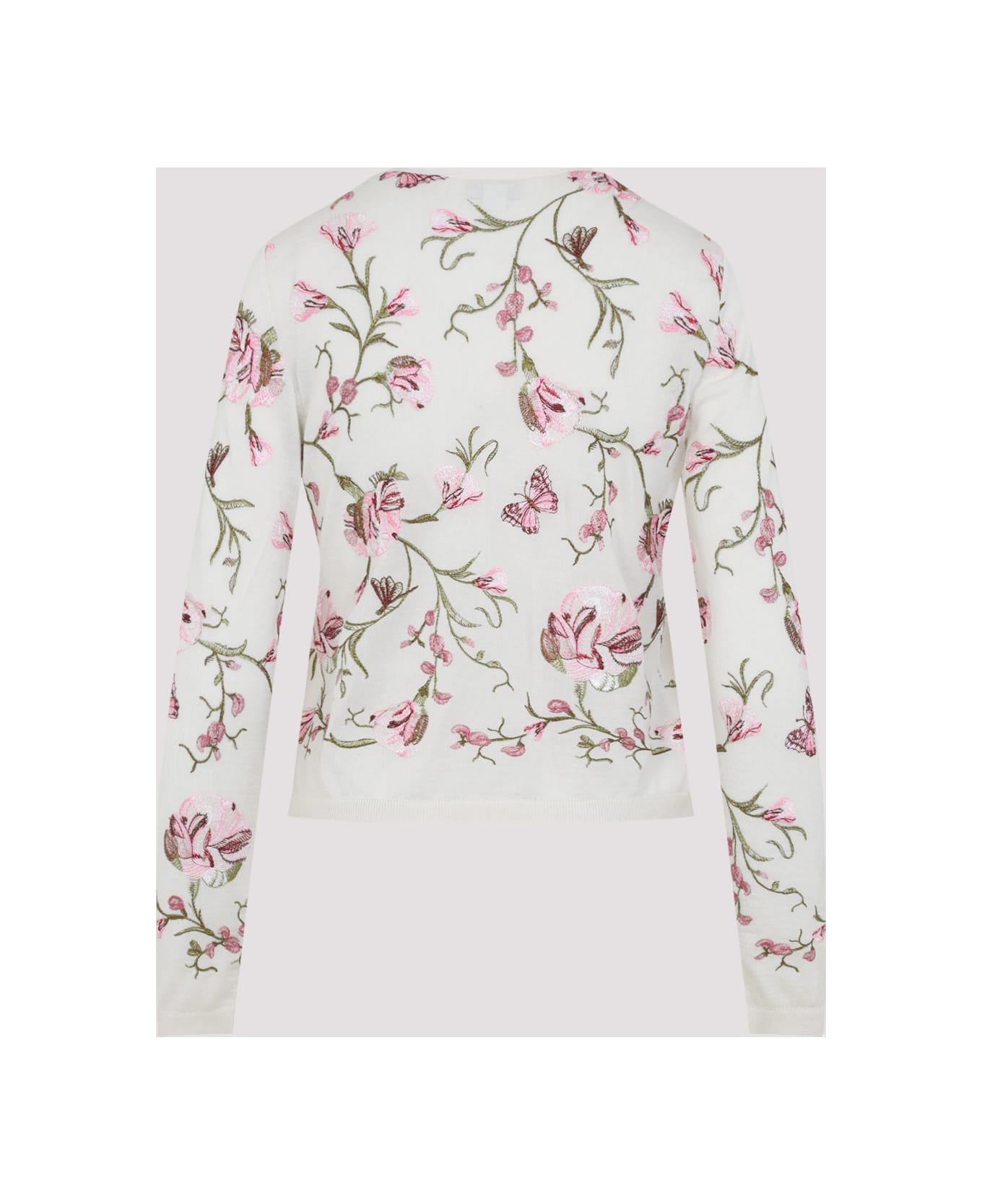 Giambattista Valli Knitted Cashmere Cardigan - Ivory