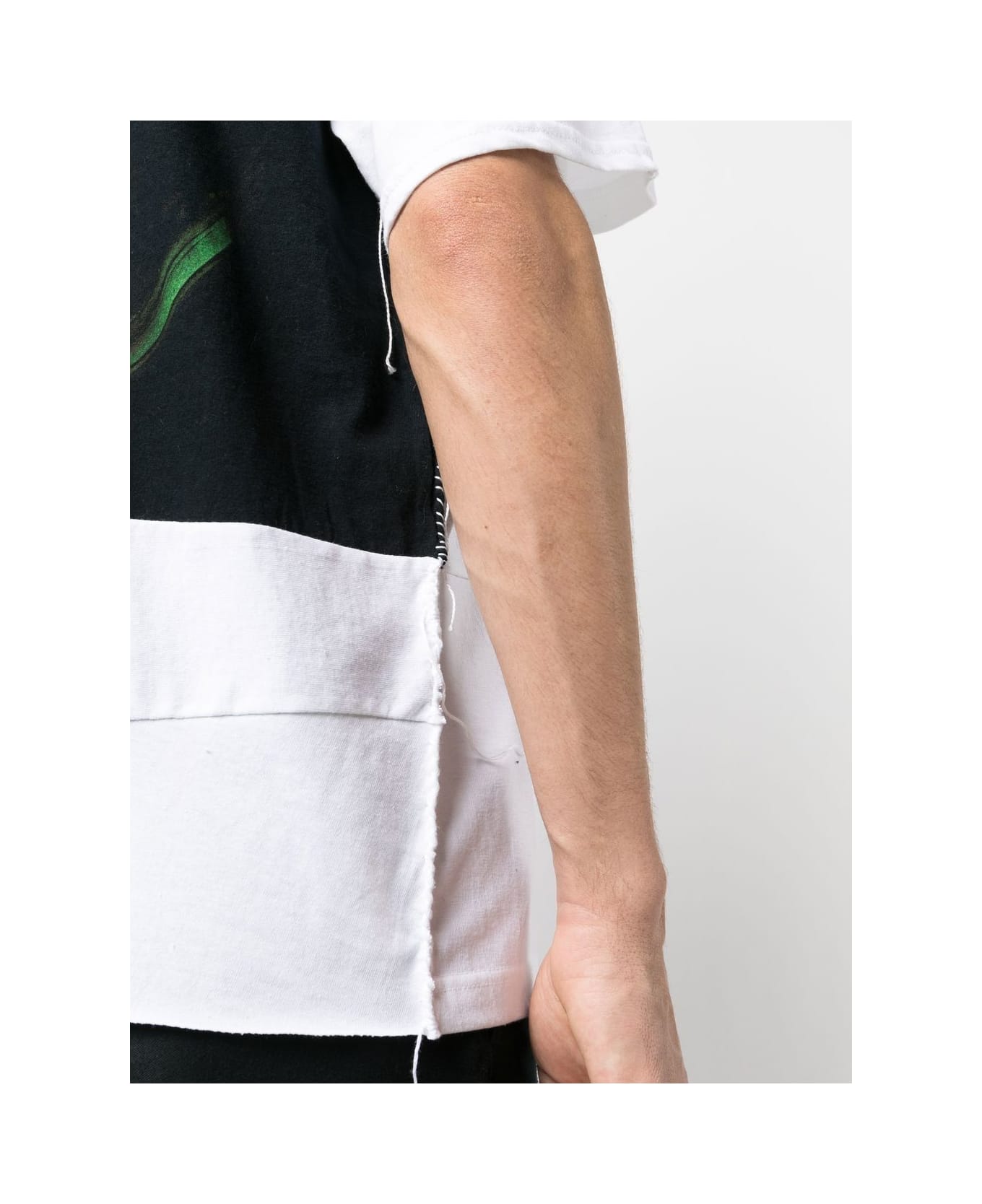 Children of the Discordance Cotton Patchwork T-shirt - White