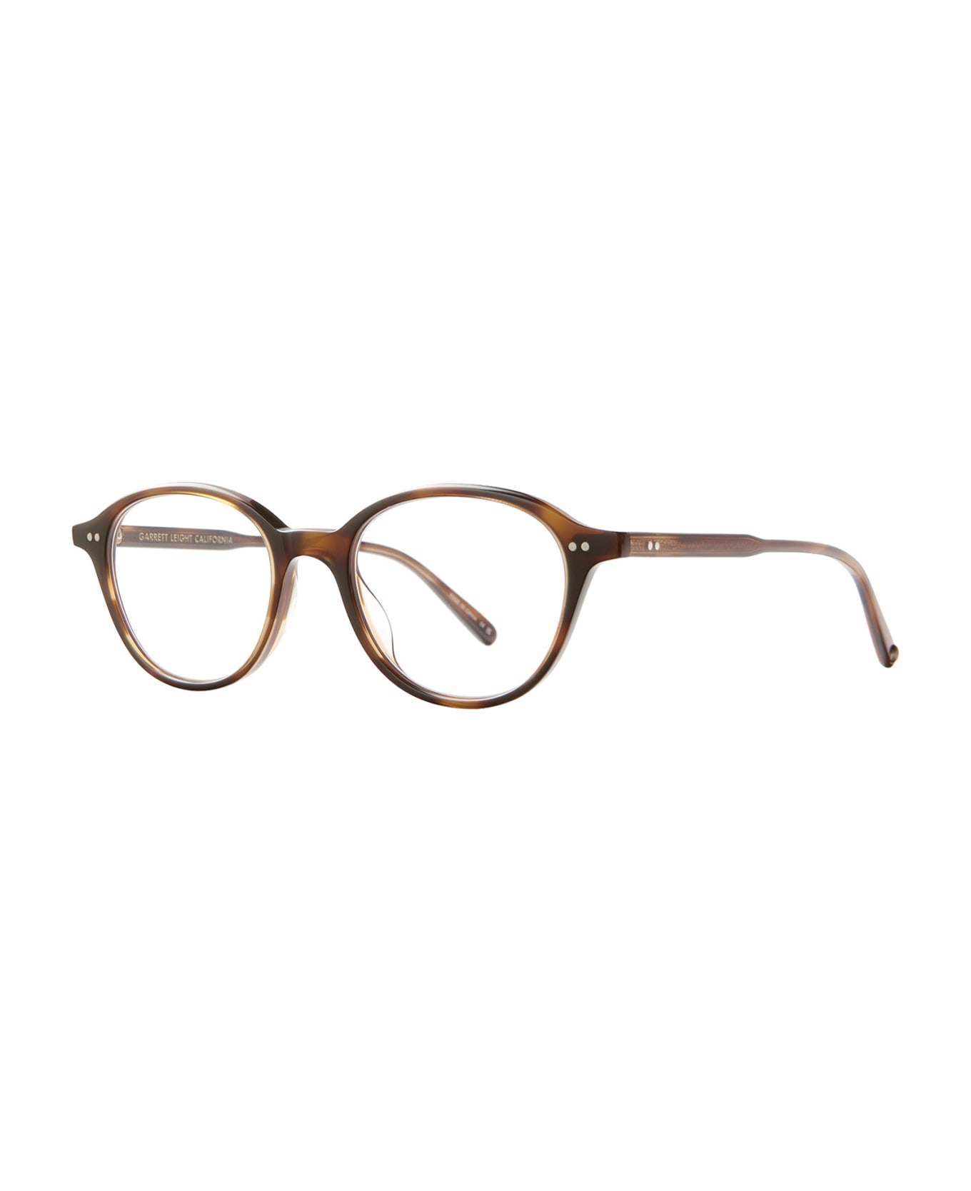 Garrett Leight Franklin Spotted Brown Shell Glasses - Spotted Brown Shell